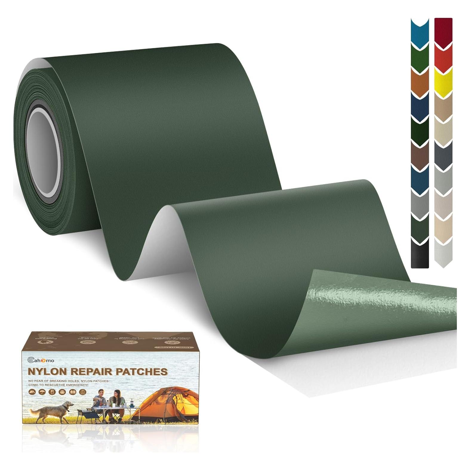Cinta de Reparación de Nylon Autoadhesiva Cahomo 7.62x200.66 cm Verde Militar