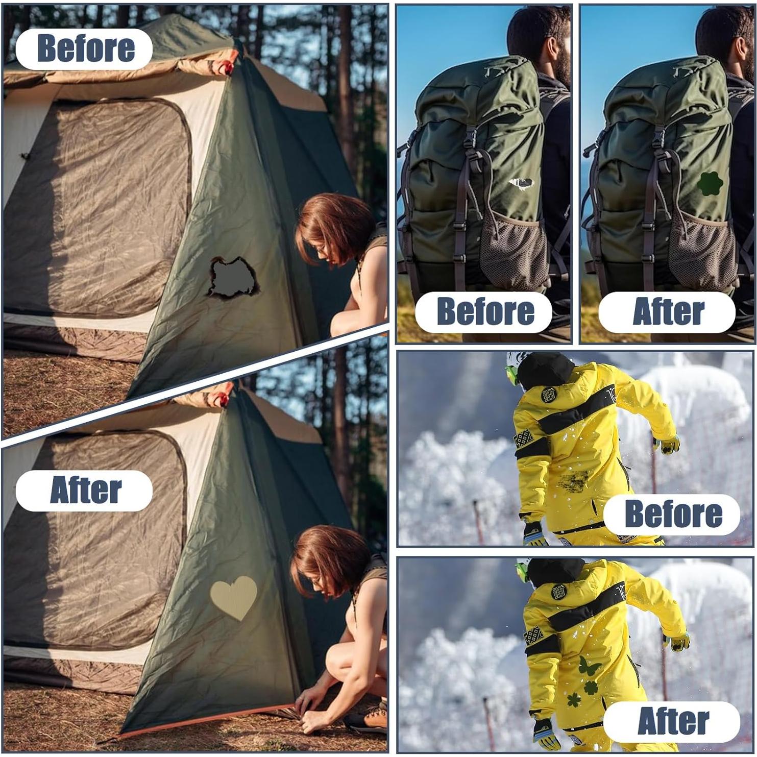 Cinta de Reparación de Nylon Autoadhesiva Cahomo 7.62x200.66 cm Verde Militar