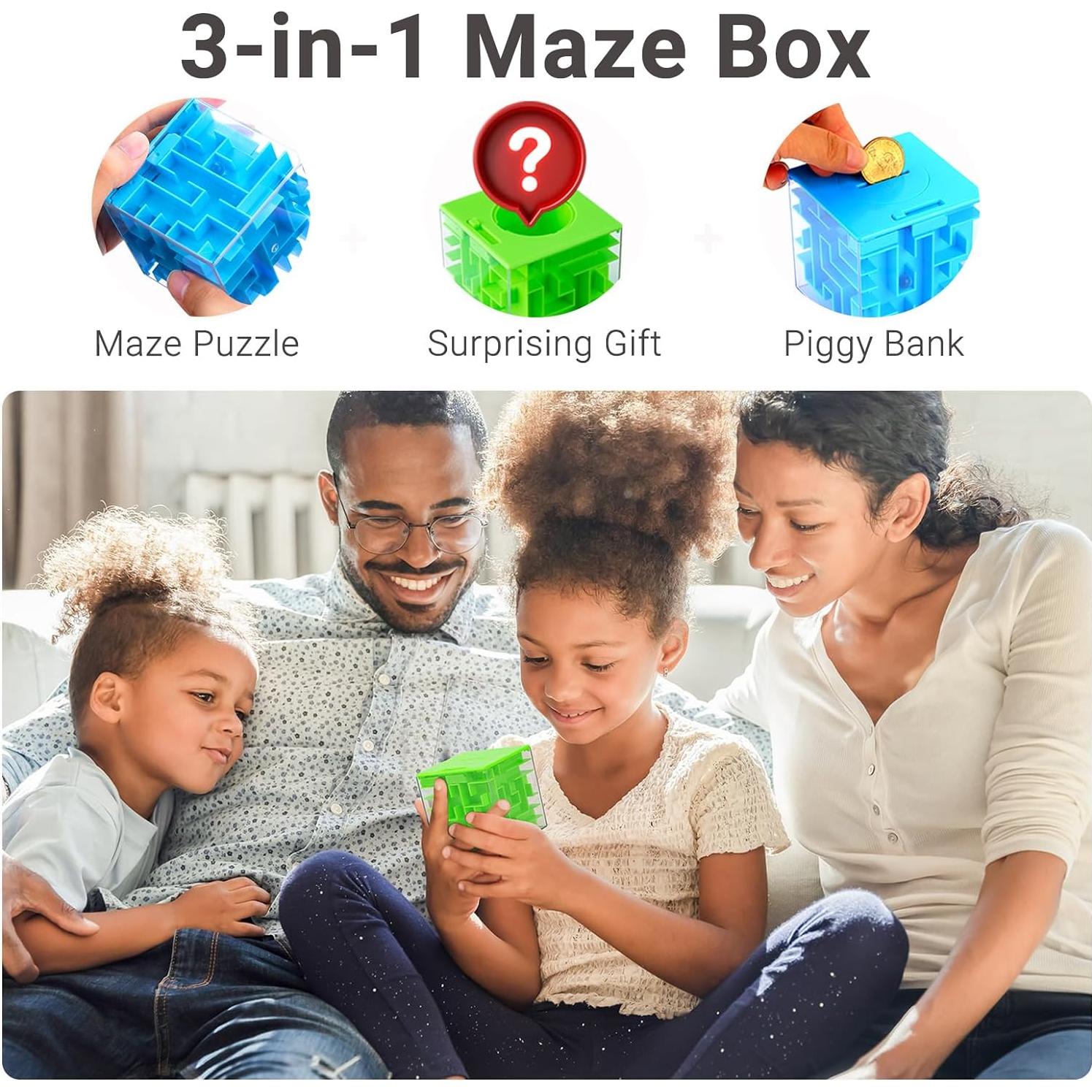 Caja de Rompecabezas de Dinero iKeelo - 2 Piezas para Niños