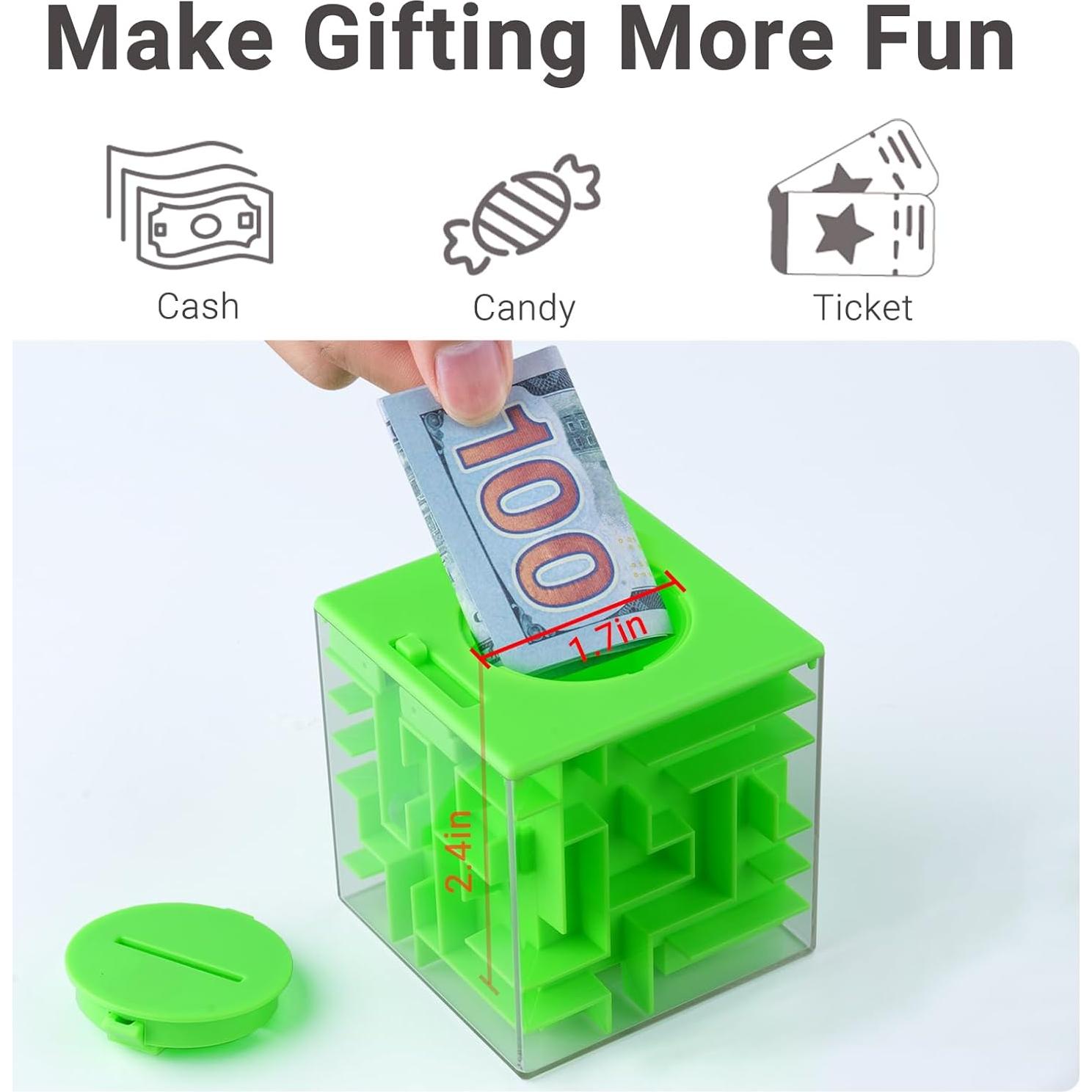 Caja de Rompecabezas de Dinero iKeelo - 2 Piezas para Niños