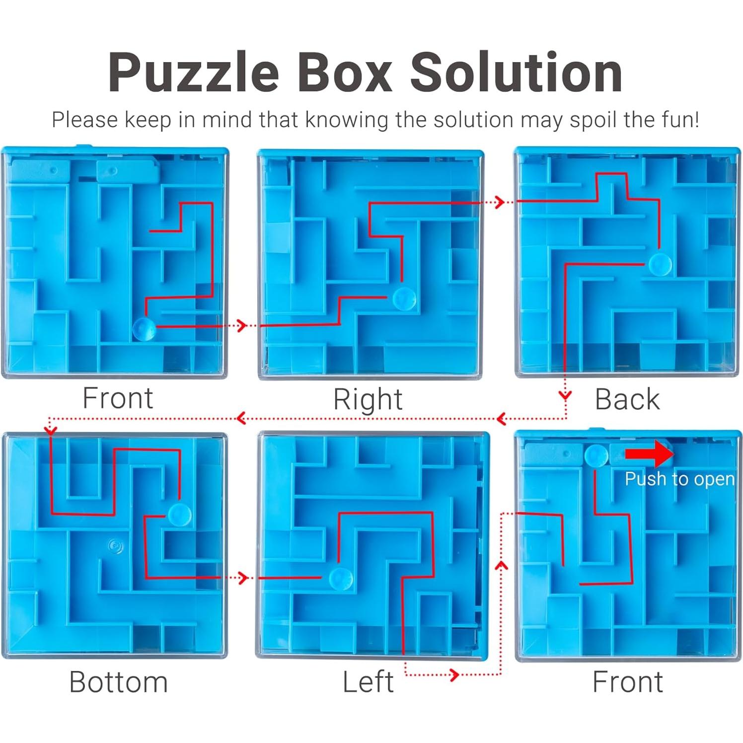 Caja de Rompecabezas de Dinero iKeelo - 2 Piezas para Niños
