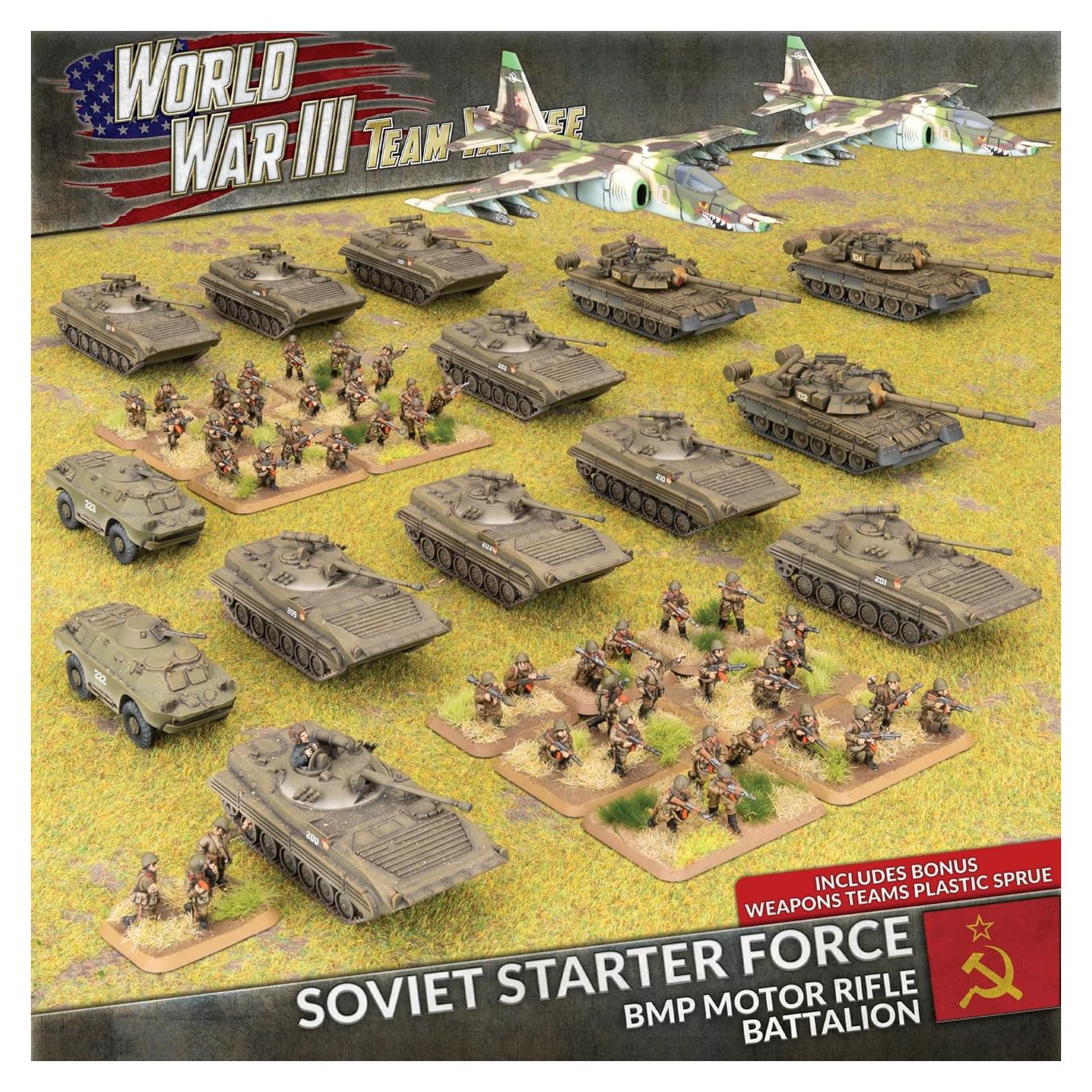 Set Inicial Fuerza Soviética BMP - Flames of War Team Yankee