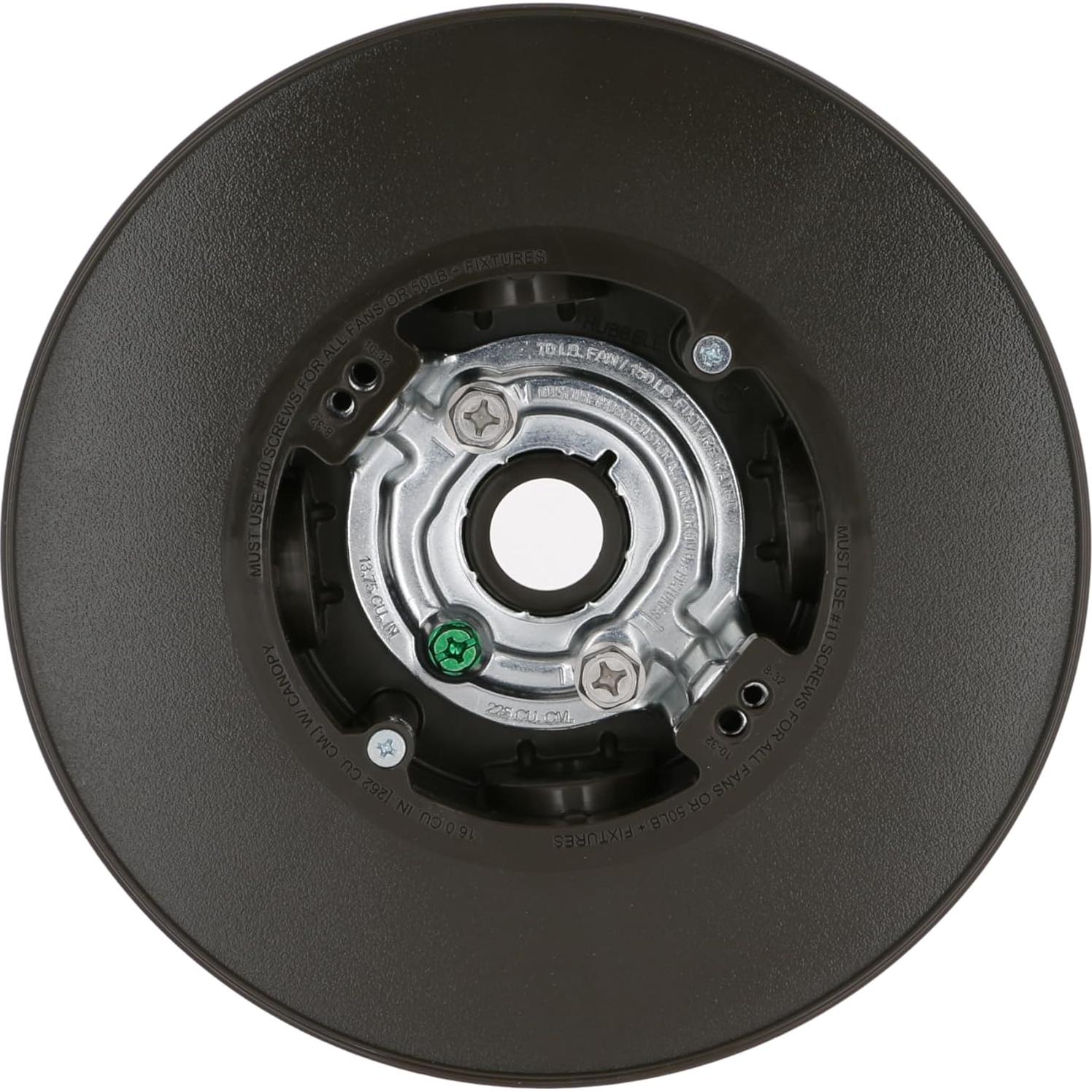 Caja Eléctrica para Ventilador de Techo BELL PRCF57550BZ Bronce 12 cm