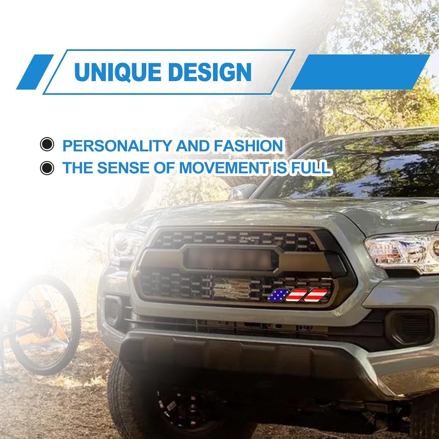 Insignia Decorativa de Rejilla CmeRto Rojo 10,13 cm para Toyota