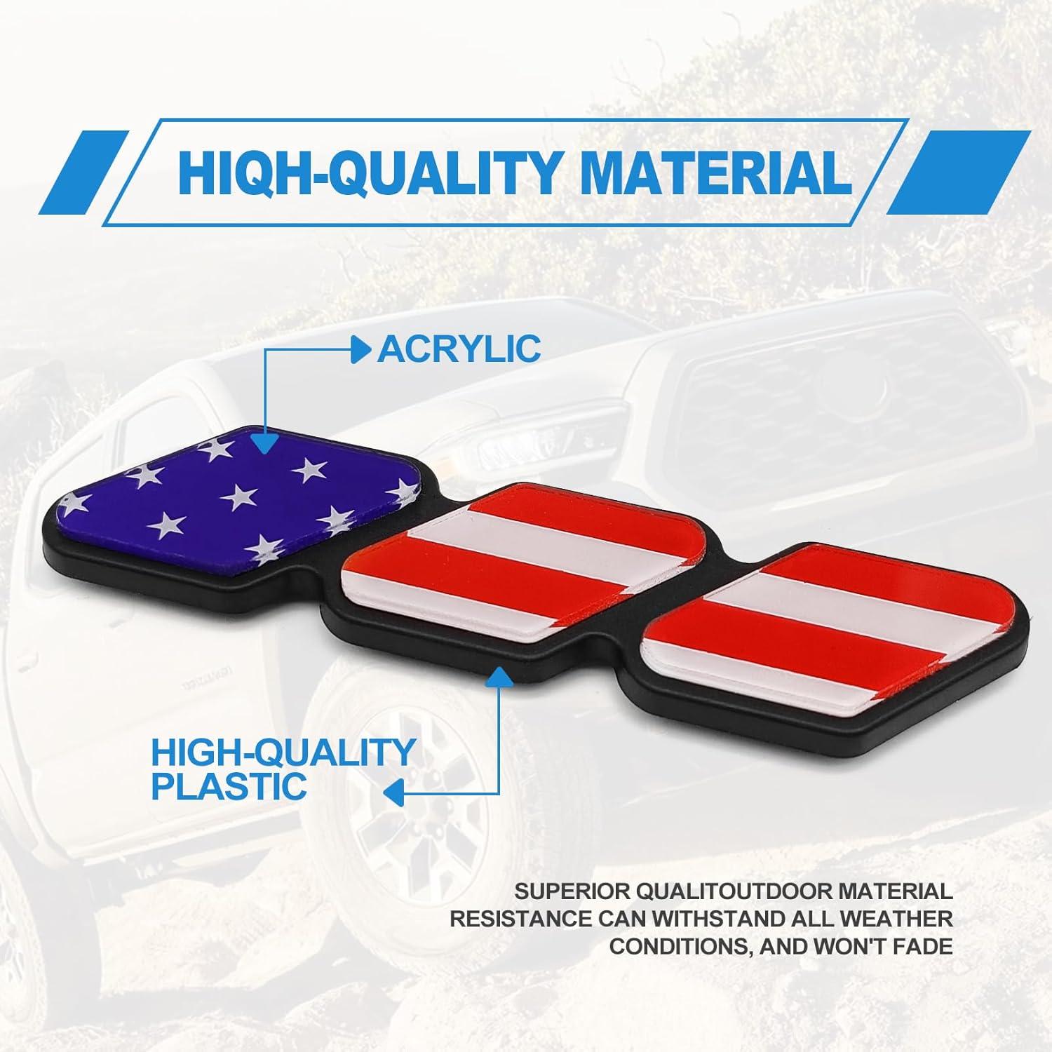 Insignia Decorativa de Rejilla CmeRto Rojo 10,13 cm para Toyota