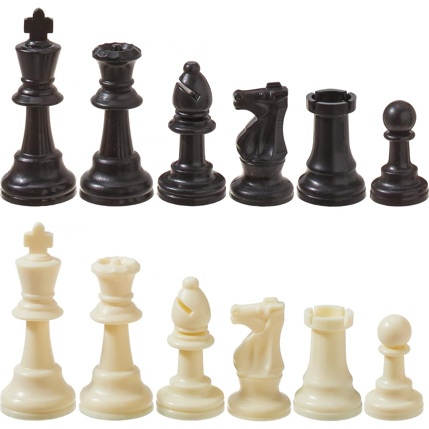 Juego de Ajedrez Pesado Cielo Verde 32 Piezas Plástico