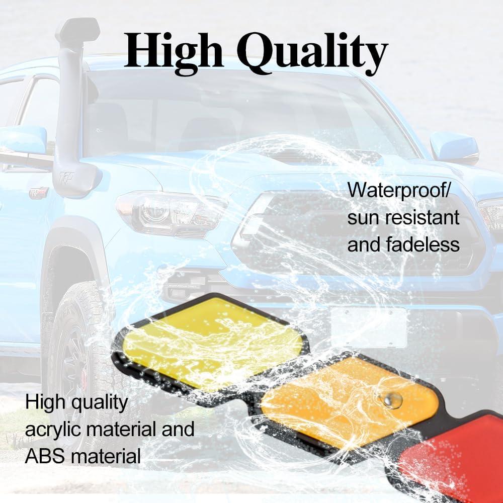 Insignia Decorativa de Rejilla TRD CHRYMUM Amarillo Naranja Rojo