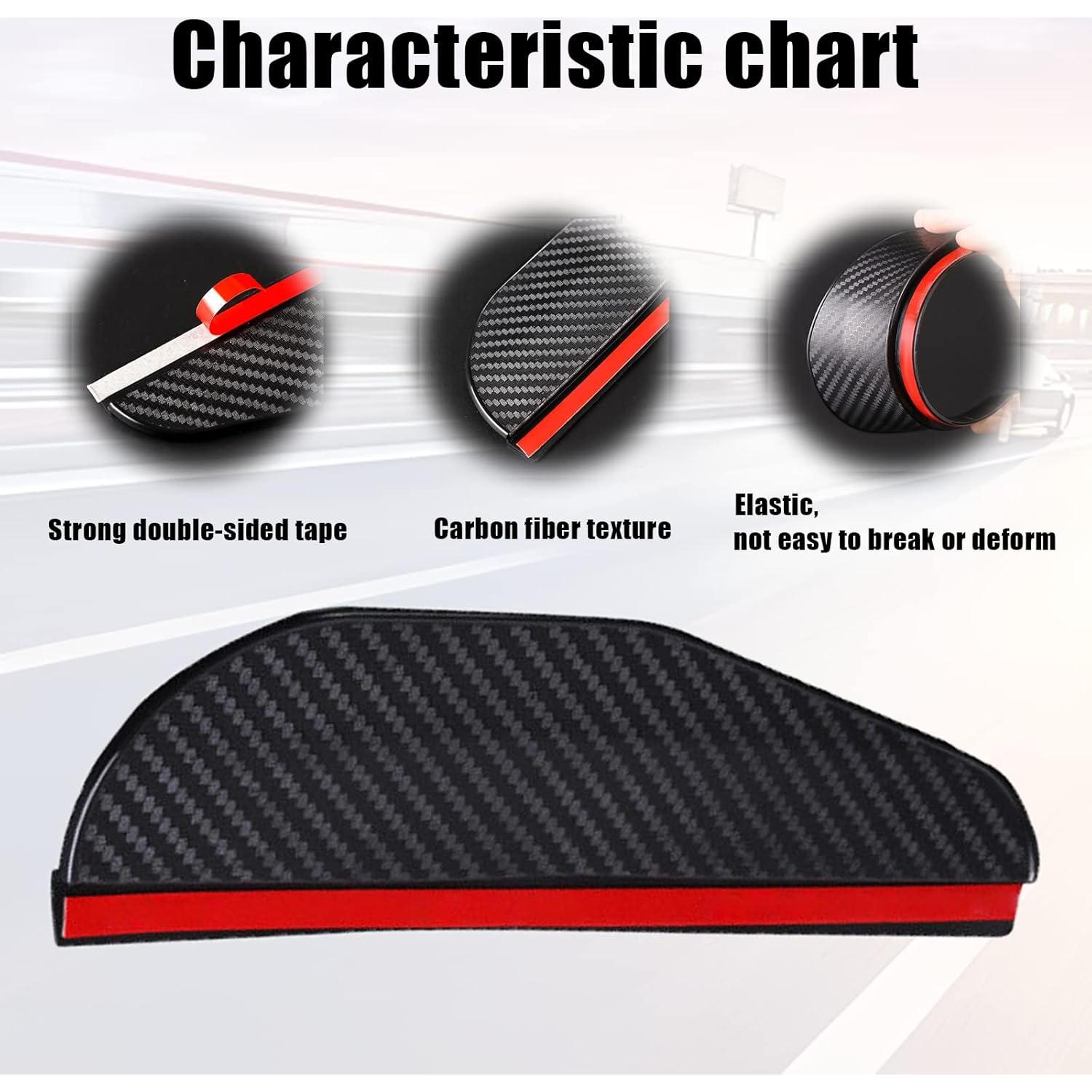 Protector de Lluvia para Espejo Retrovisor Stymart 2 Pcs