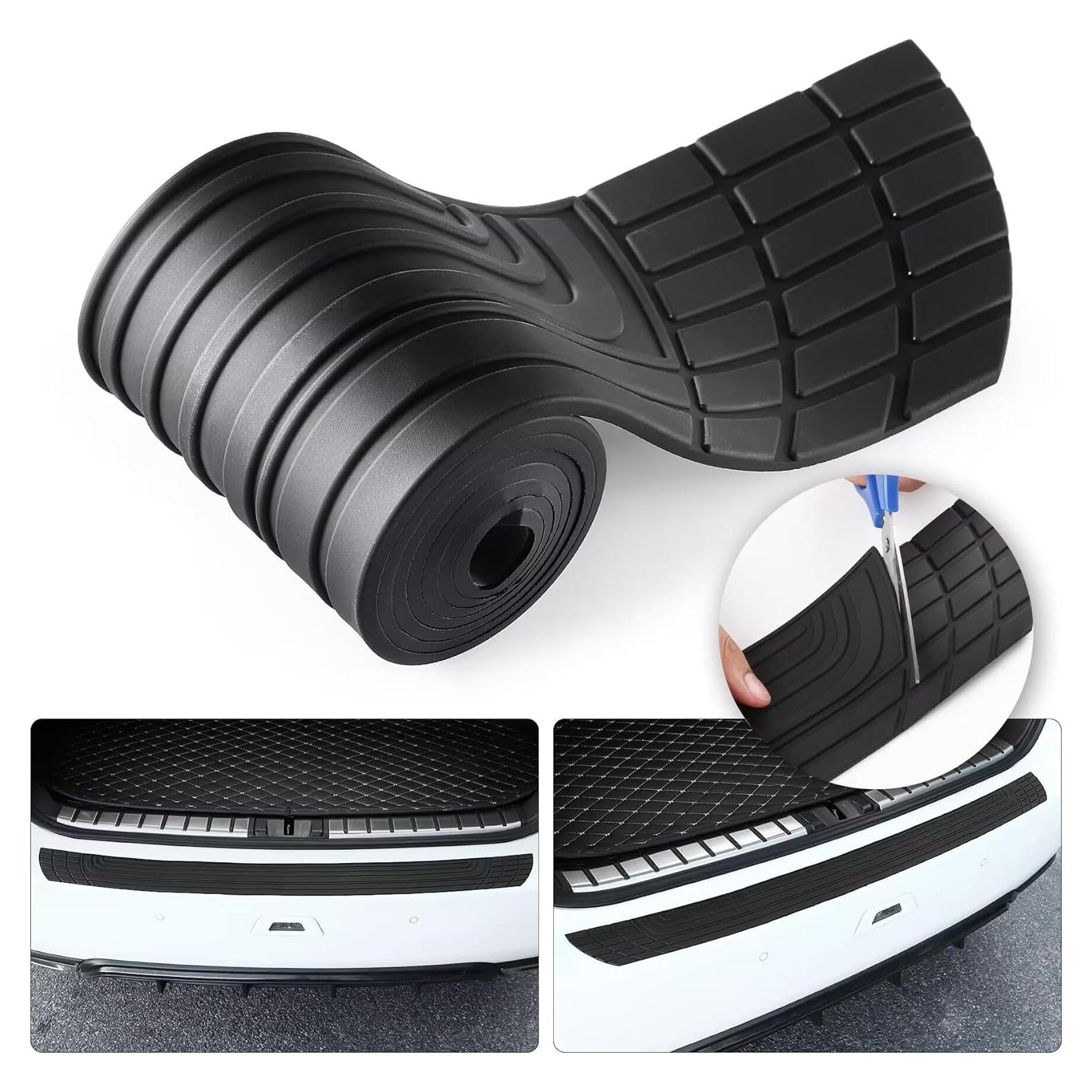 Protector Parachoques Trasero SINGARO 110x8.9cm Antirayaduras