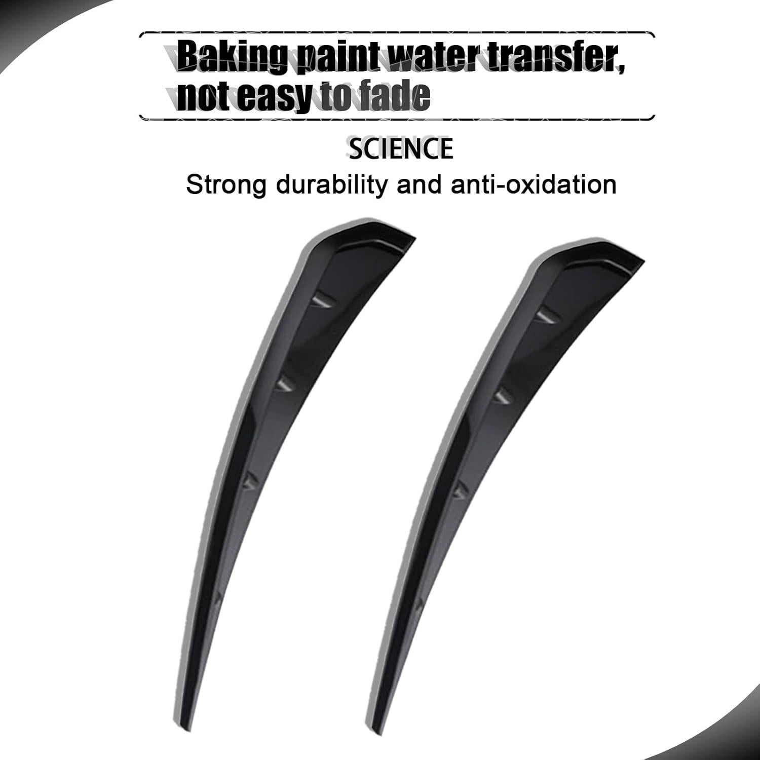 Ventilaciones Laterales de Guardabarros Miytsya ABS Negro