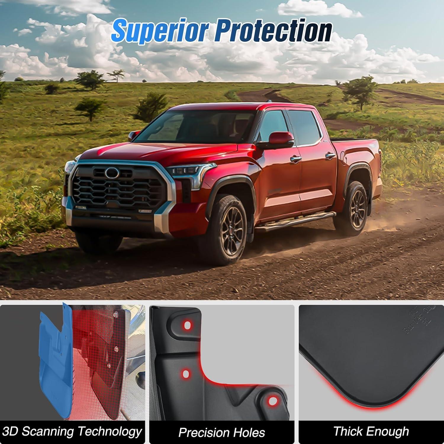 Guardias de Barro Nilight para Toyota Tundra 2022-2025