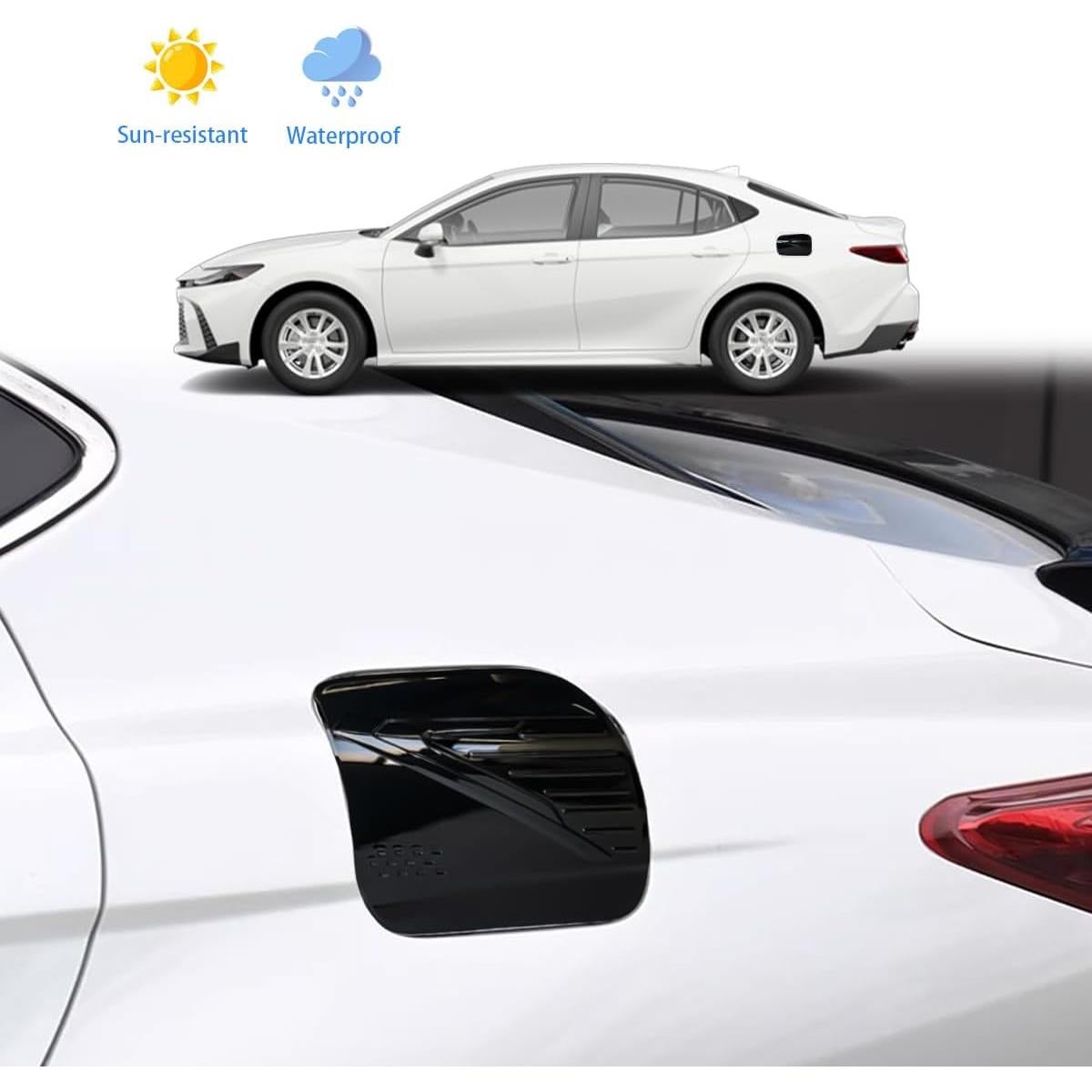 Tapa de Gas Toyota Camry 2025 Accesorios ABS Negro Brillante