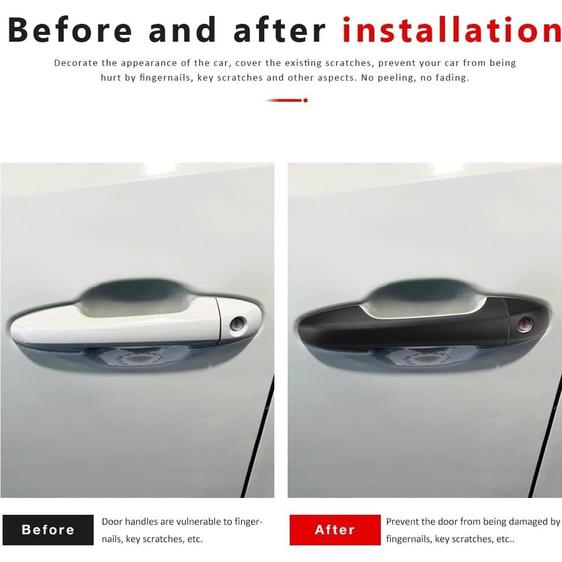 Cubierta de Manija de Puerta DLOVEG para Toyota Tacoma 2016-2023