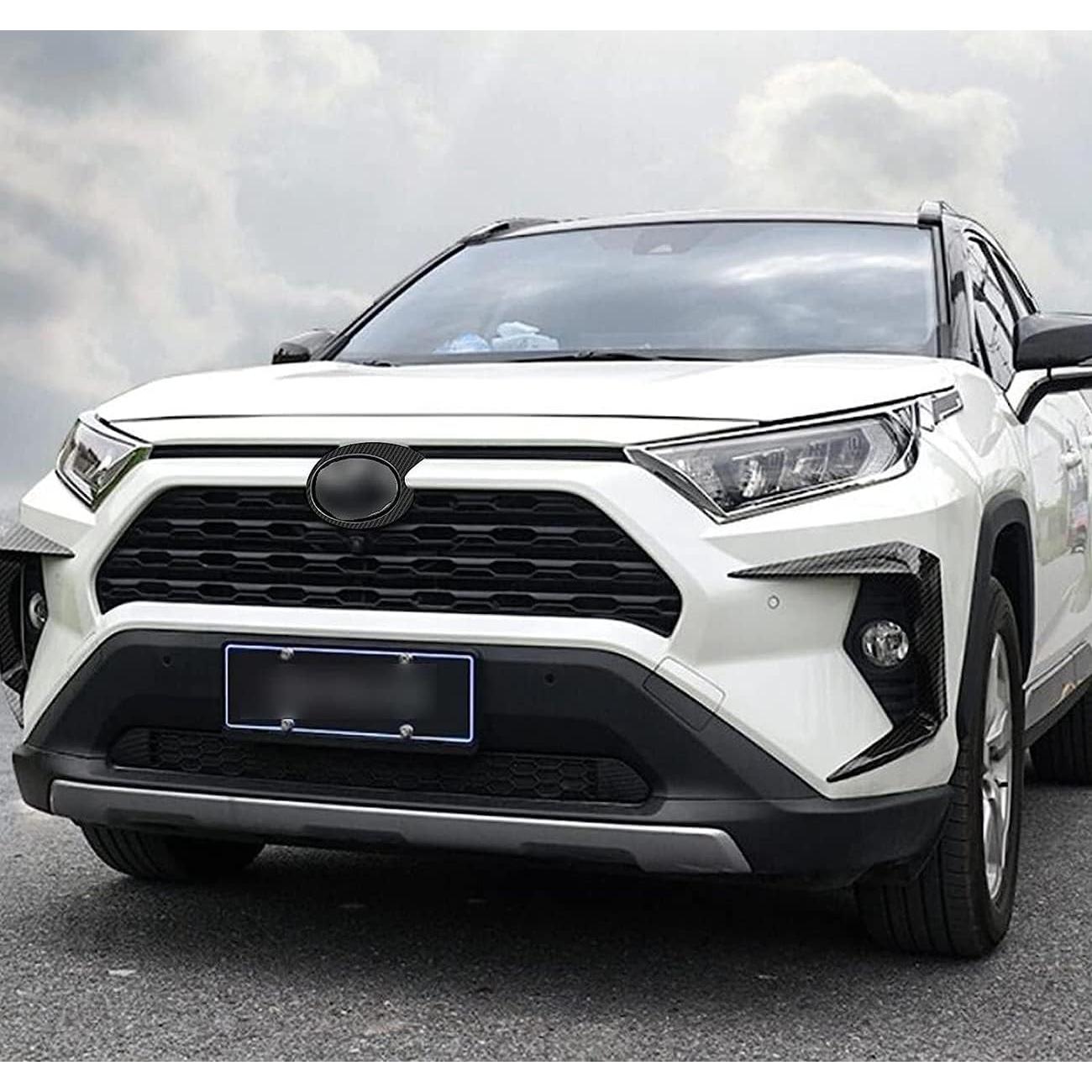 Cubierta de marco de logotipo Toyota RAV4 2019-2024 ABS