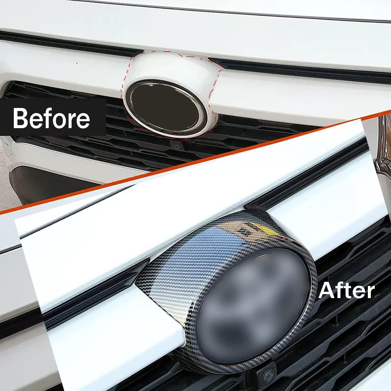 Cubierta de marco de logotipo Toyota RAV4 2019-2024 ABS