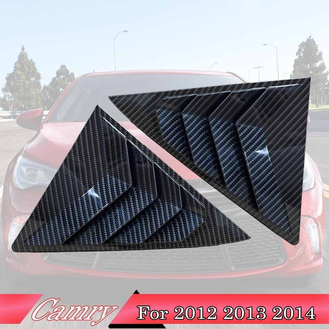 Persianas de Ventana MUXEE para Toyota Camry 2012-2014 - Fibra de Carbono