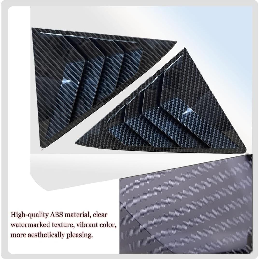 Persianas de Ventana MUXEE para Toyota Camry 2012-2014 - Fibra de Carbono