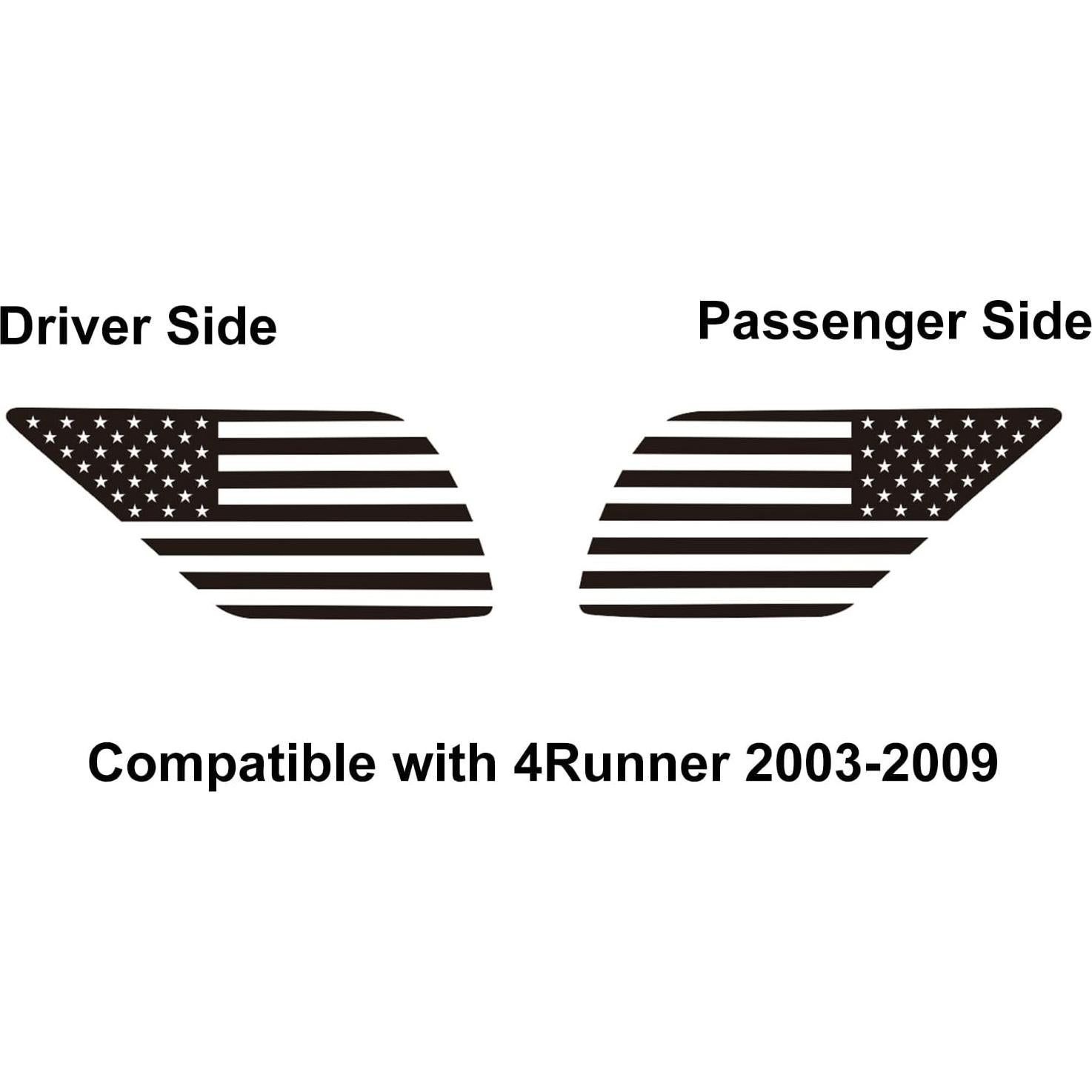 Calcomanía bandera americana Toyota 4Runner 2003-2009