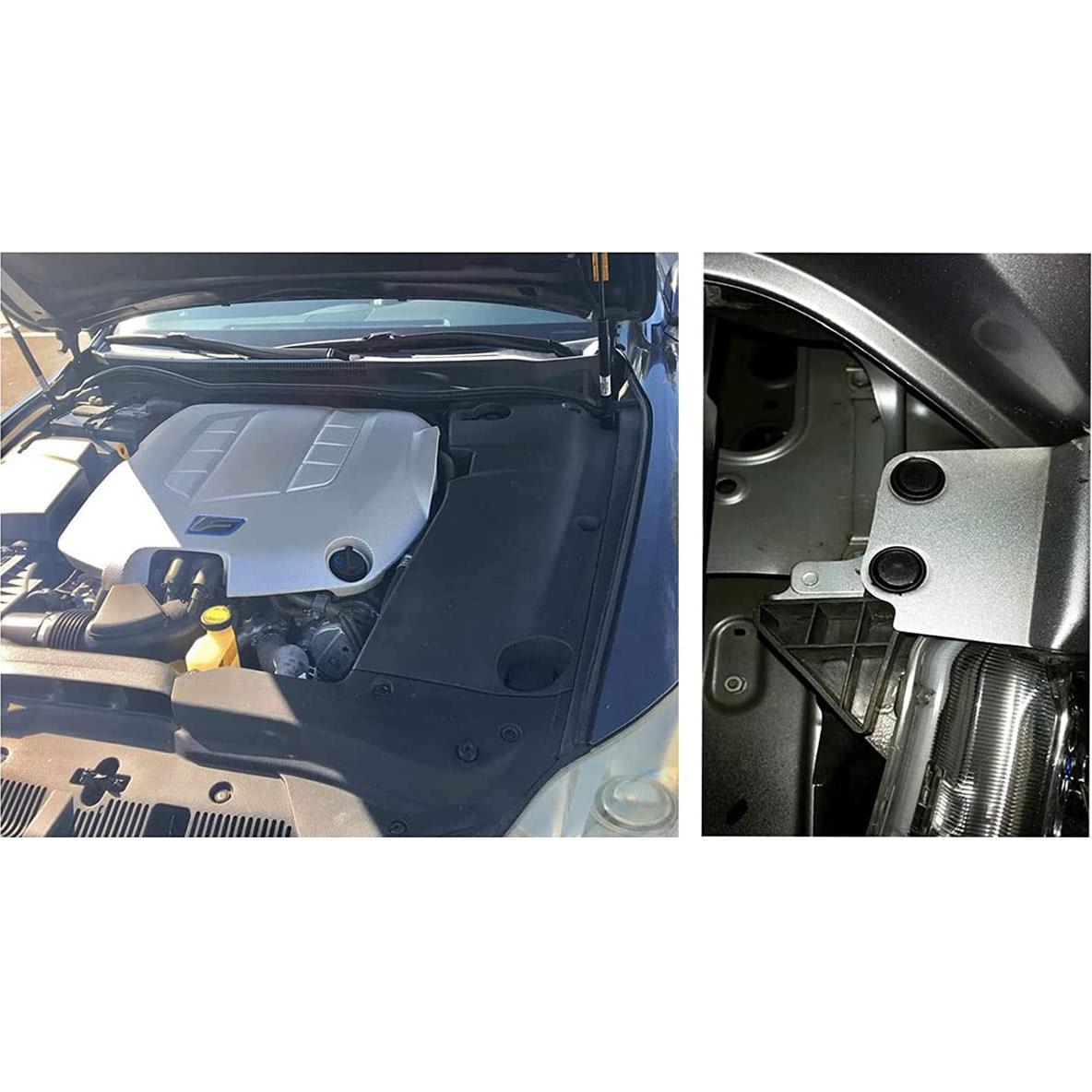 100 Clips de Retención Nylon Negro para Toyota Lexus 90467-07201