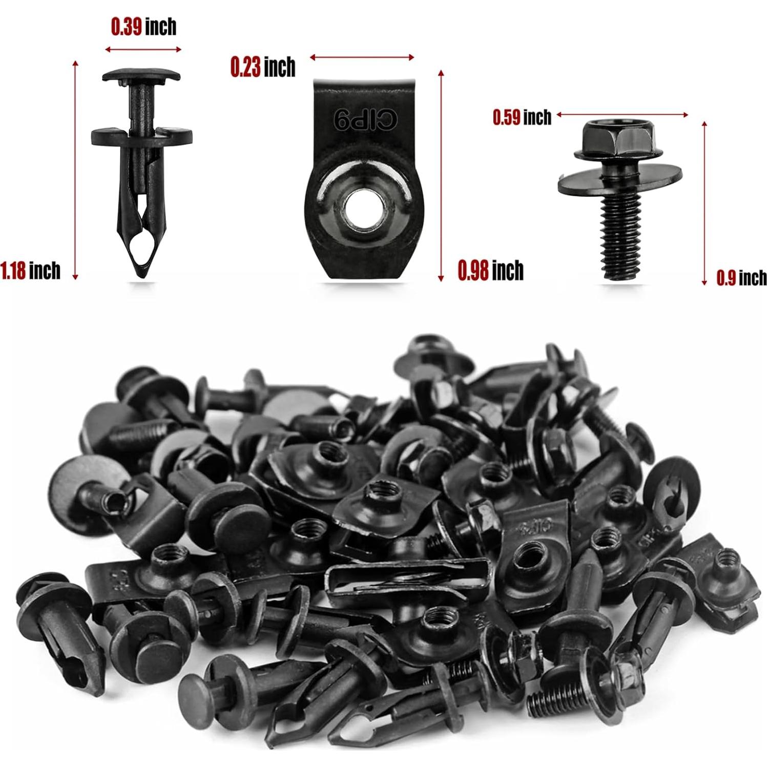 Kit 45 Piezas Tornillos Sujetadores Xislet para Motor