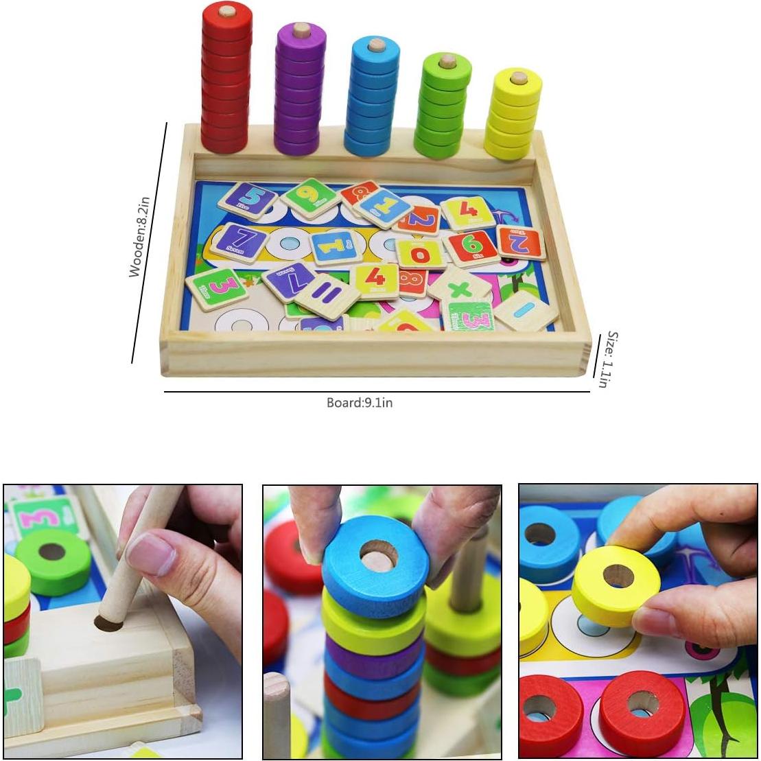 Juguete Montessori Lydaz de Matemáticas para Niños 2-5 Años