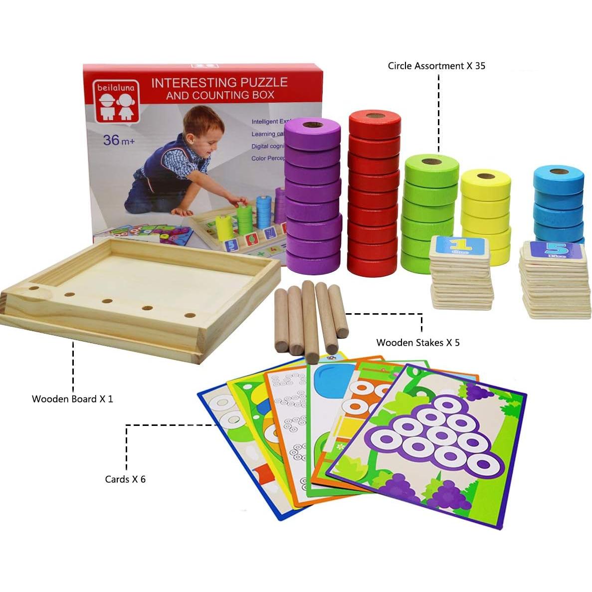 Juguete Montessori Lydaz de Matemáticas para Niños 2-5 Años