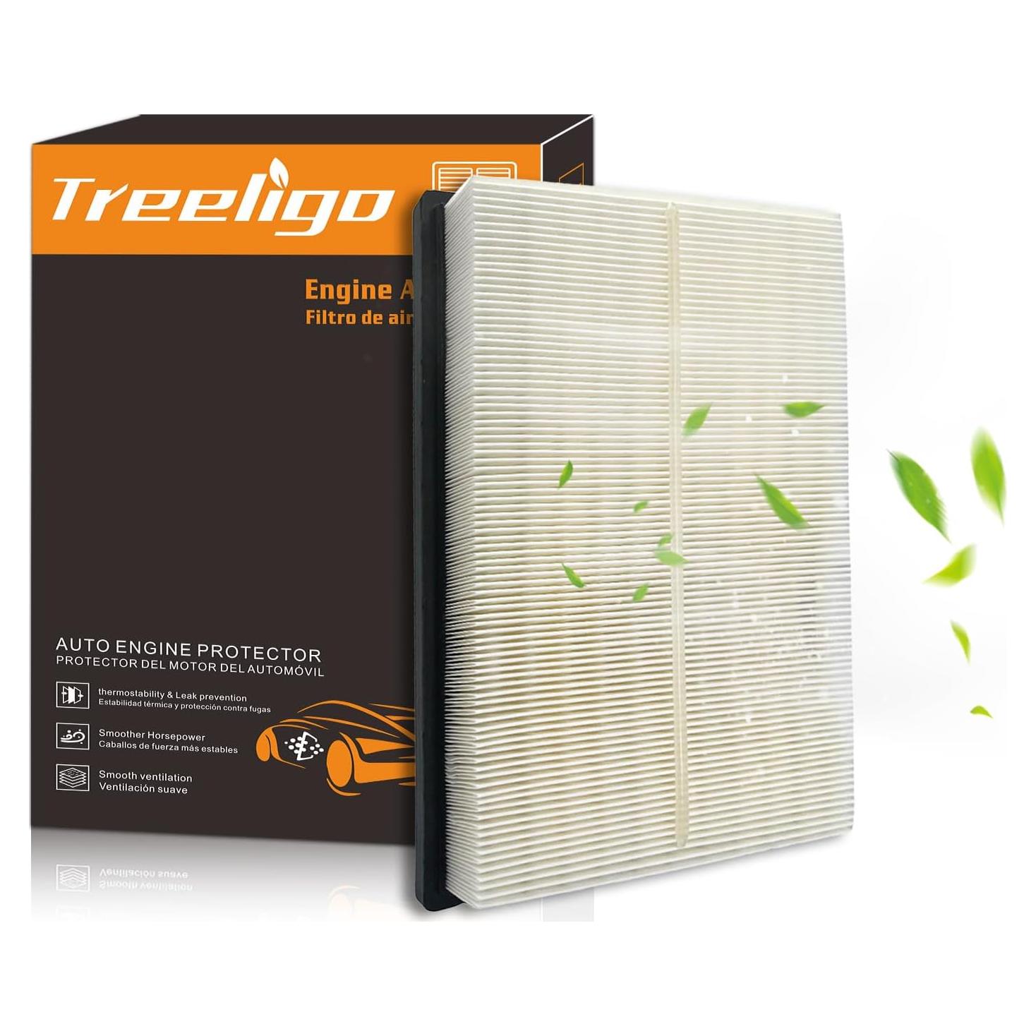 Filtro de Aire del Motor Treeligo CA10677 para RAV4, Camry