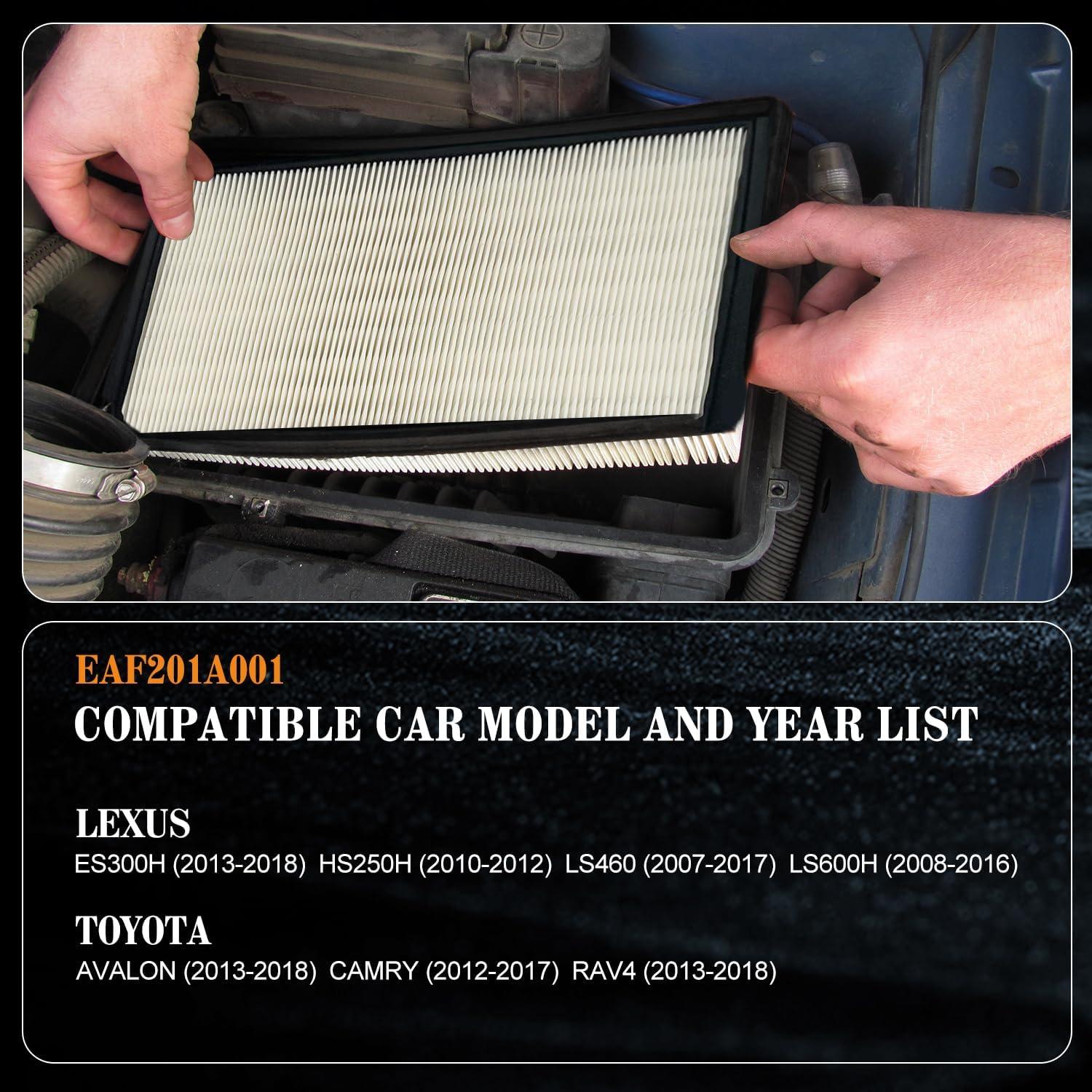 Filtro de Aire del Motor Treeligo CA10677 para RAV4, Camry