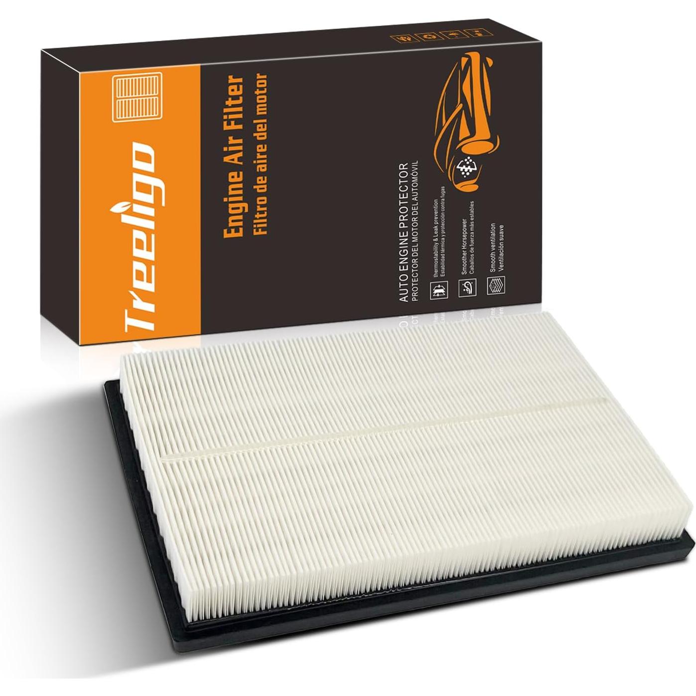 Filtro de Aire del Motor Treeligo CA10677 para RAV4, Camry