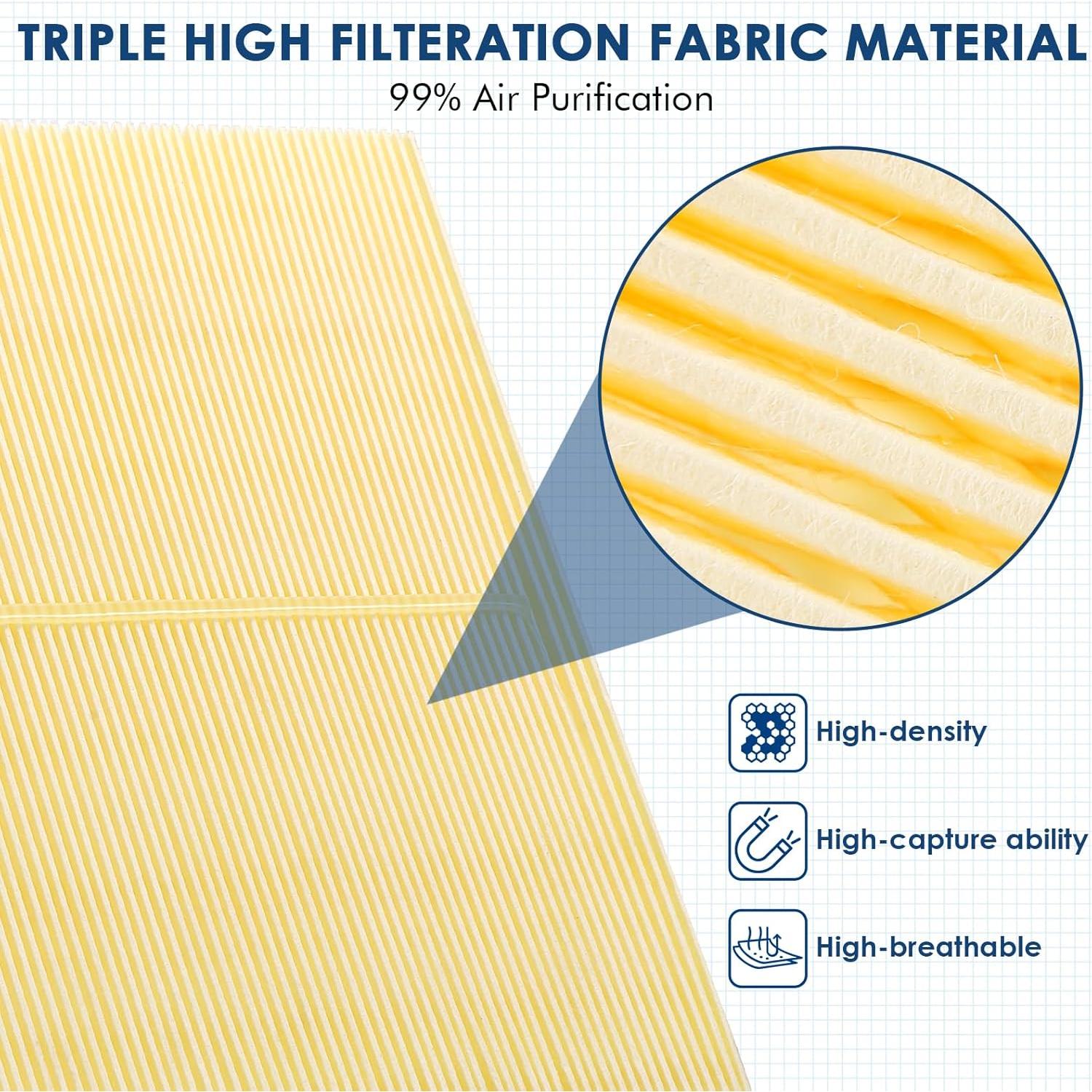 Filtro de Aire KURIMUP CA10755 Compatible Toyota/Lexus