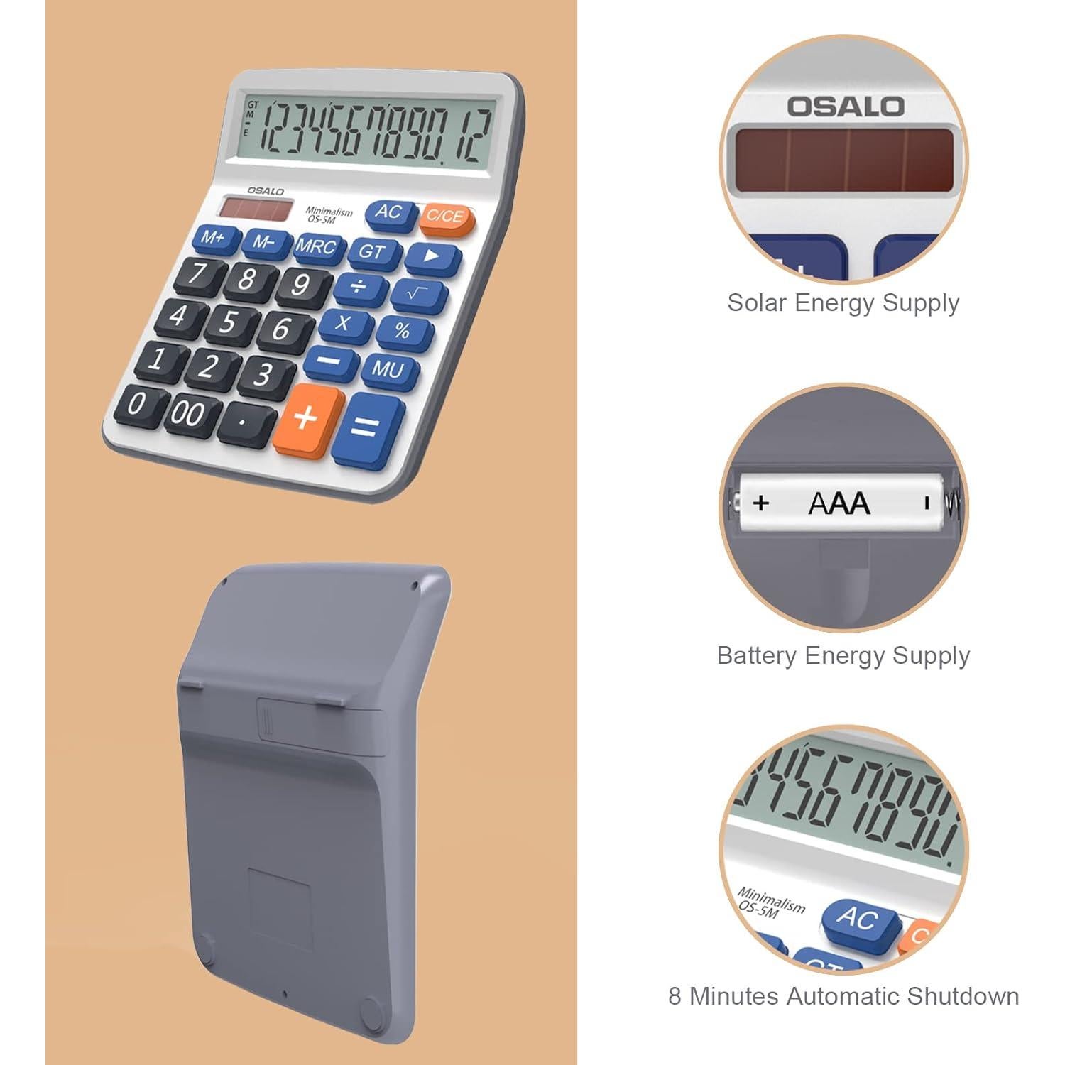 Calculadora de Escritorio Pendancy OS-5M Pantalla Grande