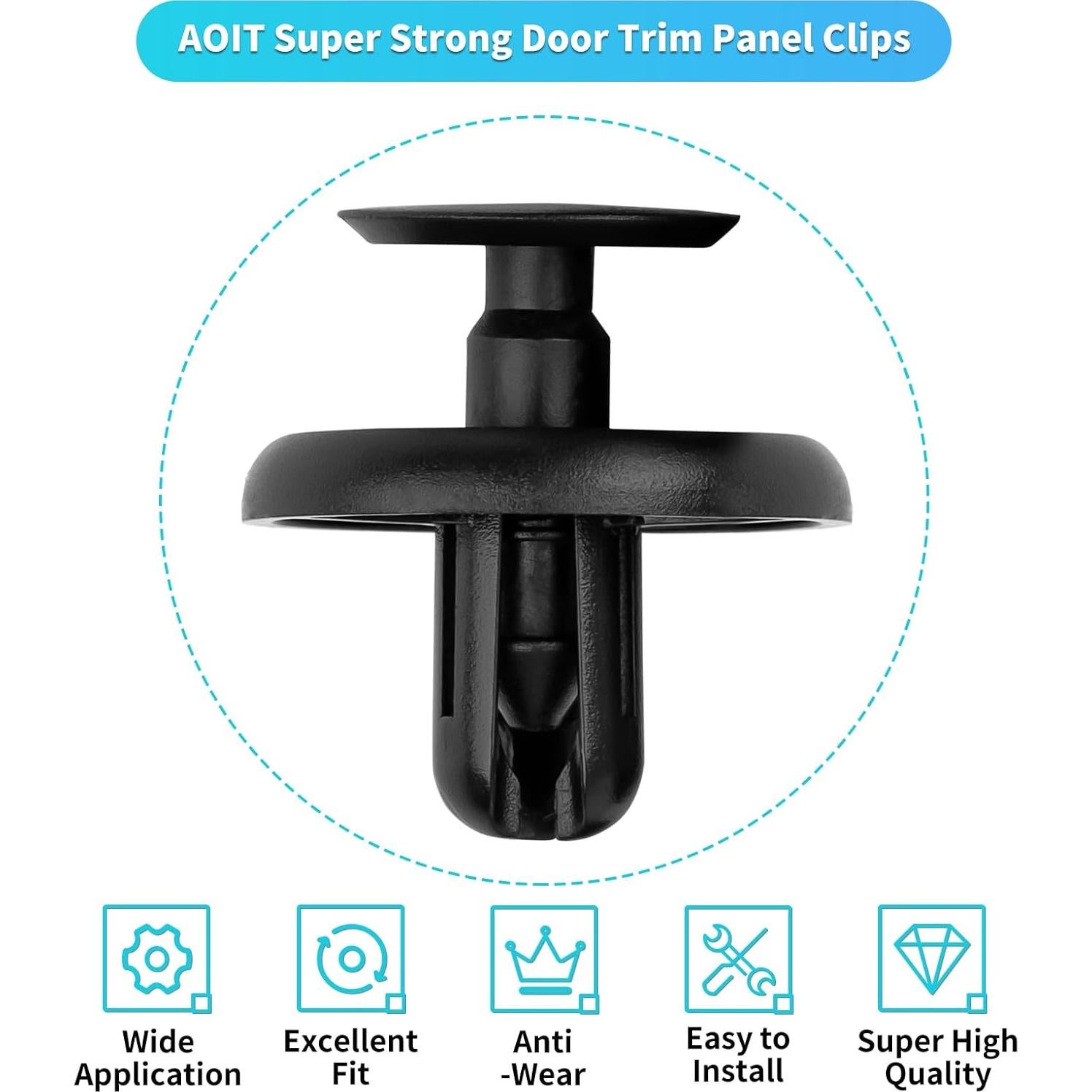 20 Clips de Retención para Toyota Lexus Waylin 90467-07201