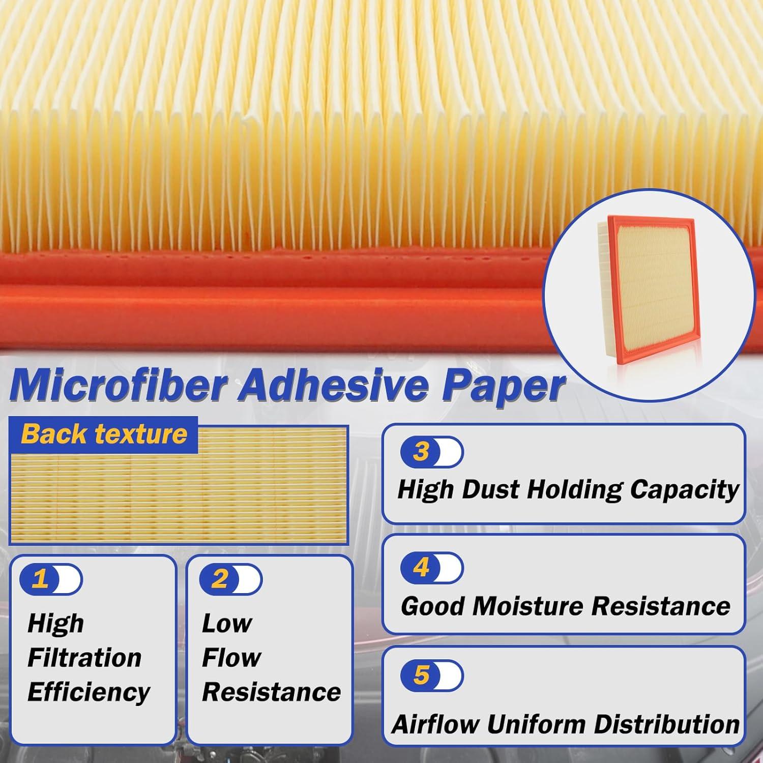 Filtro de aire motor X4XZ CA12377 para Lexus y Toyota