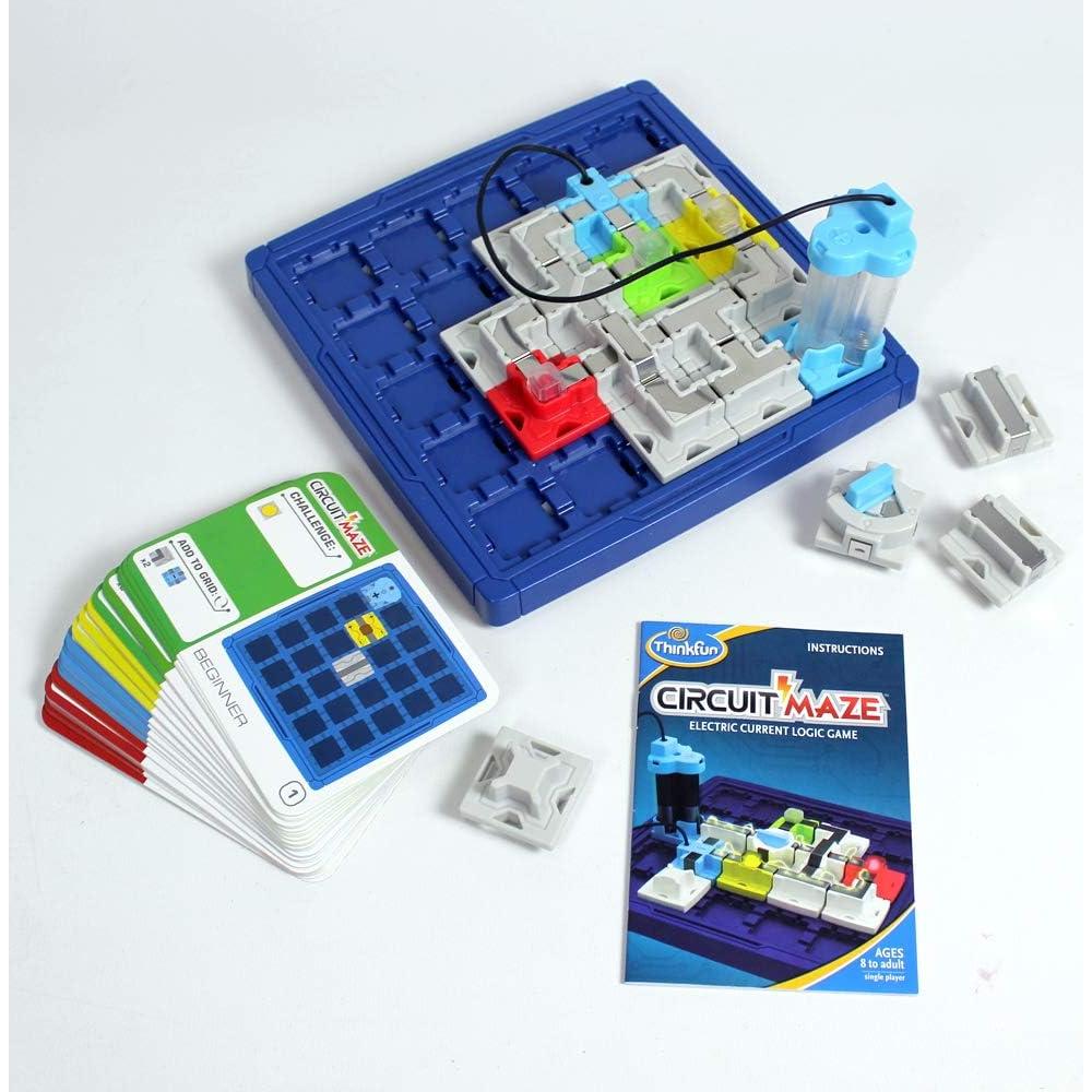 ThinkFun Circuit Maze Juego STEM 60 Desafíos 8+ Años