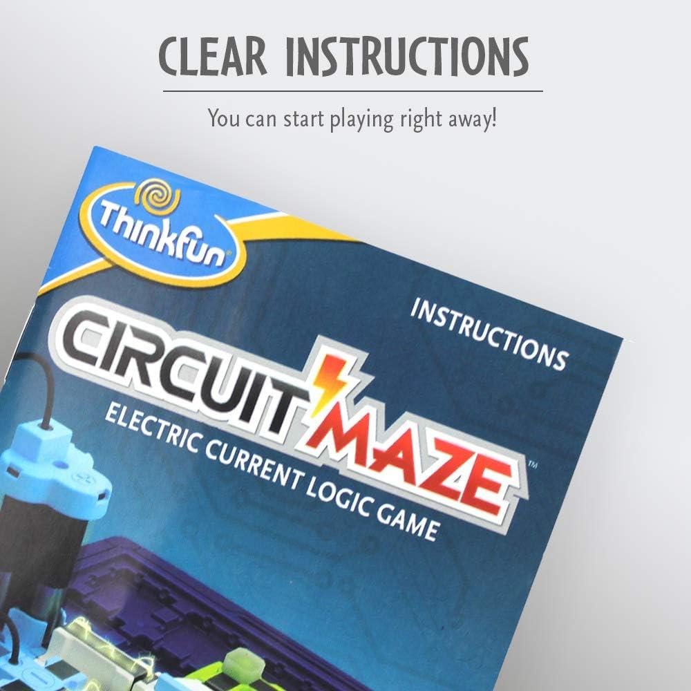 ThinkFun Circuit Maze Juego STEM 60 Desafíos 8+ Años