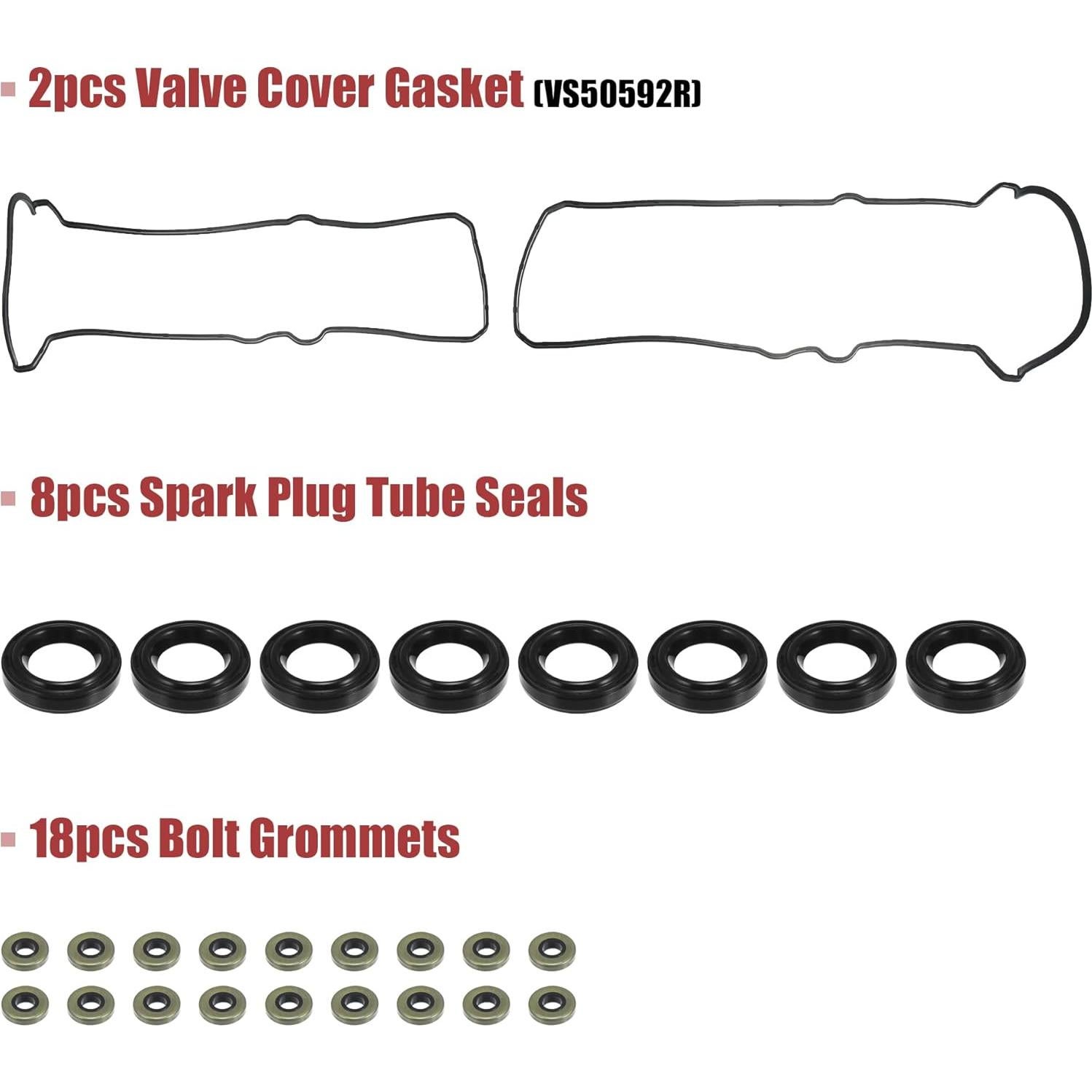 Juego de Junta de Tapa de Válvula X AUTOHAUX para Toyota y Lexus