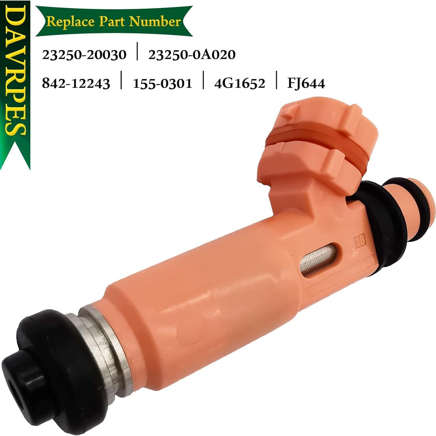Inyector de Combustible DAVRPES 23250-20030 12 Agujeros