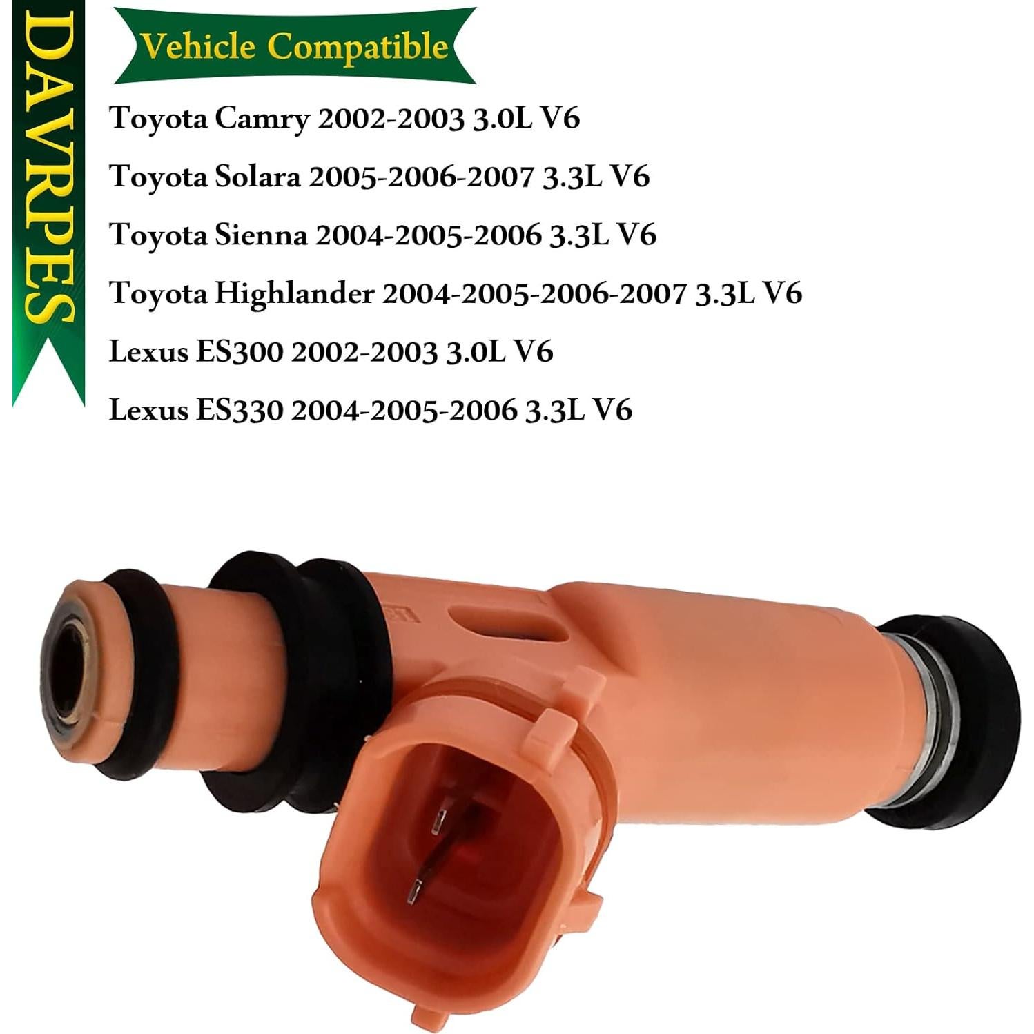 Inyector de Combustible DAVRPES 23250-20030 12 Agujeros