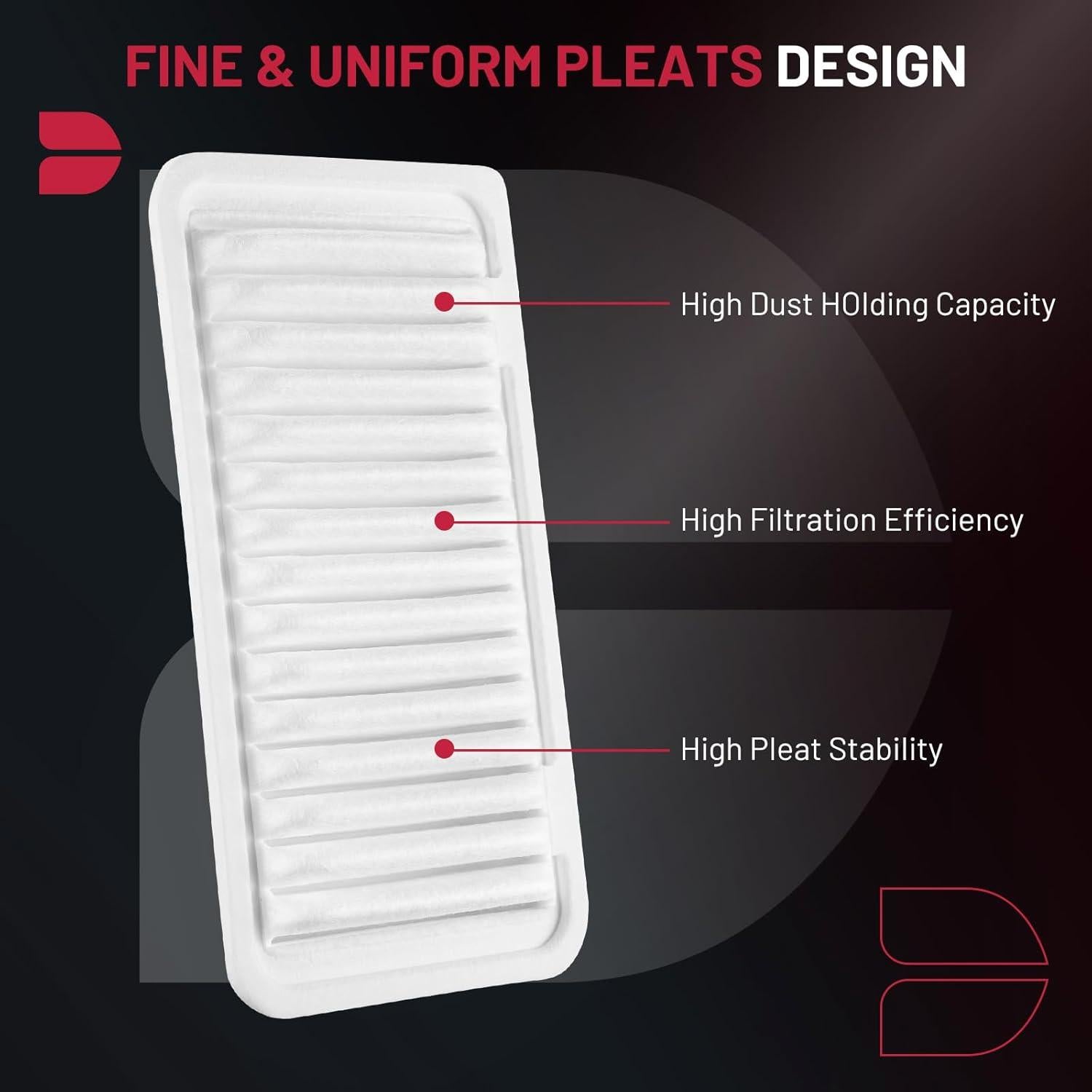 Filtro de aire BDFHYK CA9482 para Toyota Corolla 2003-2008