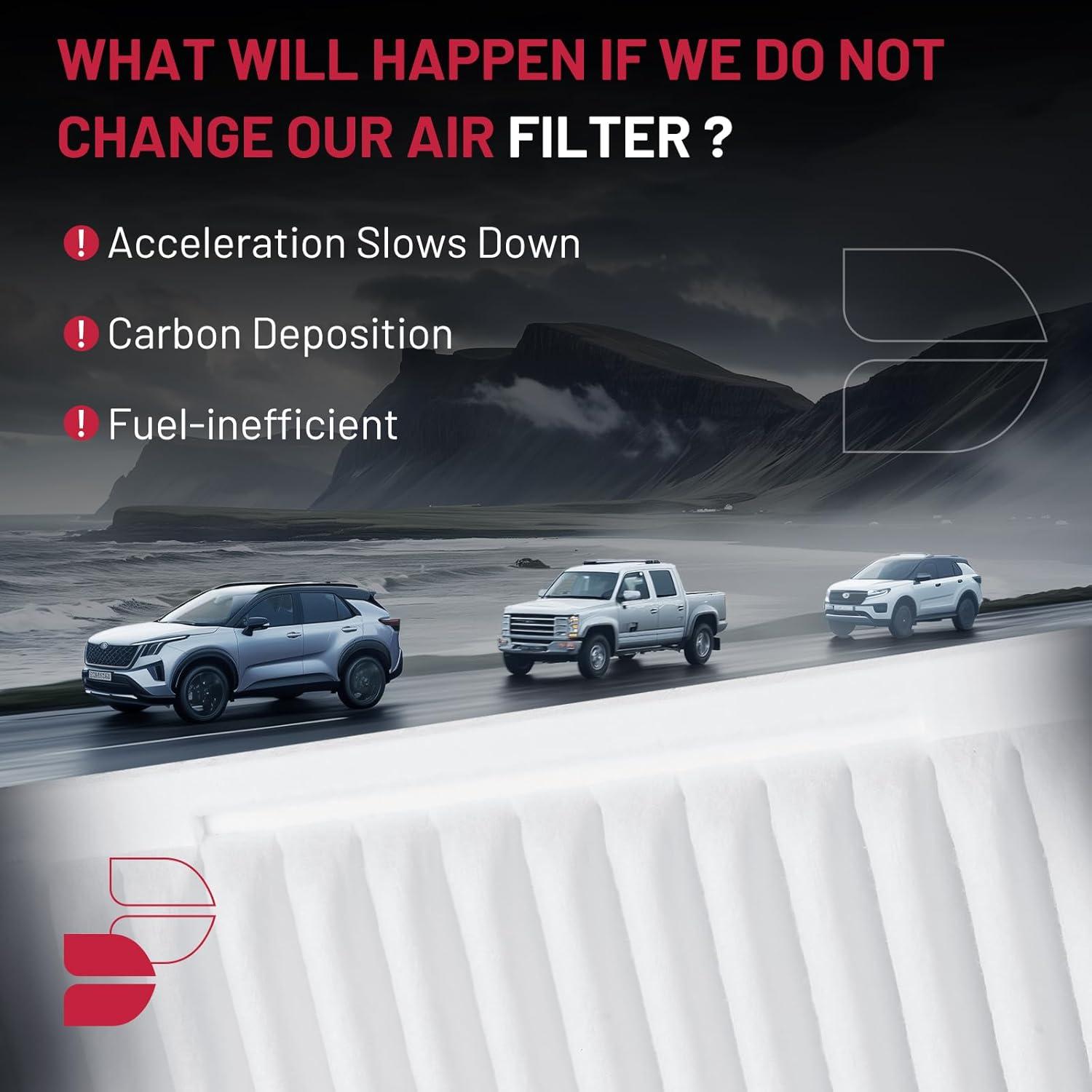 Filtro de aire BDFHYK CA9482 para Toyota Corolla 2003-2008