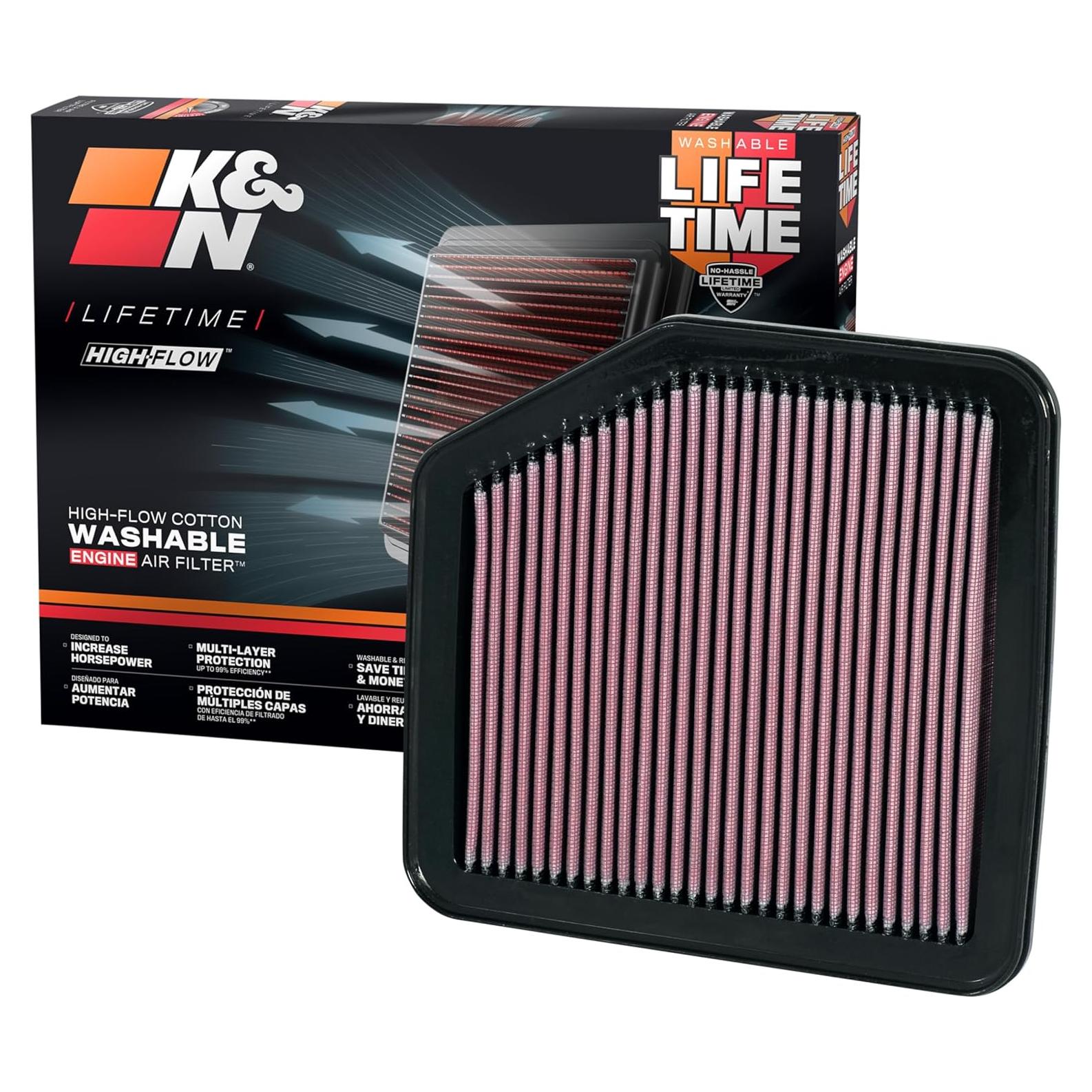 Filtro de aire K&N 33-2345 para Lexus/Toyota 2005-2015