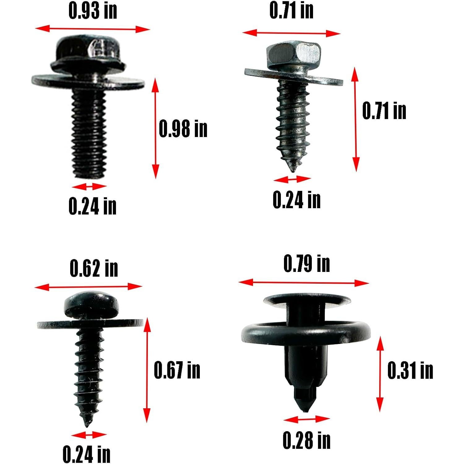 50 Sujetadores Parachoque OTMGTGM para Toyota y Lexus