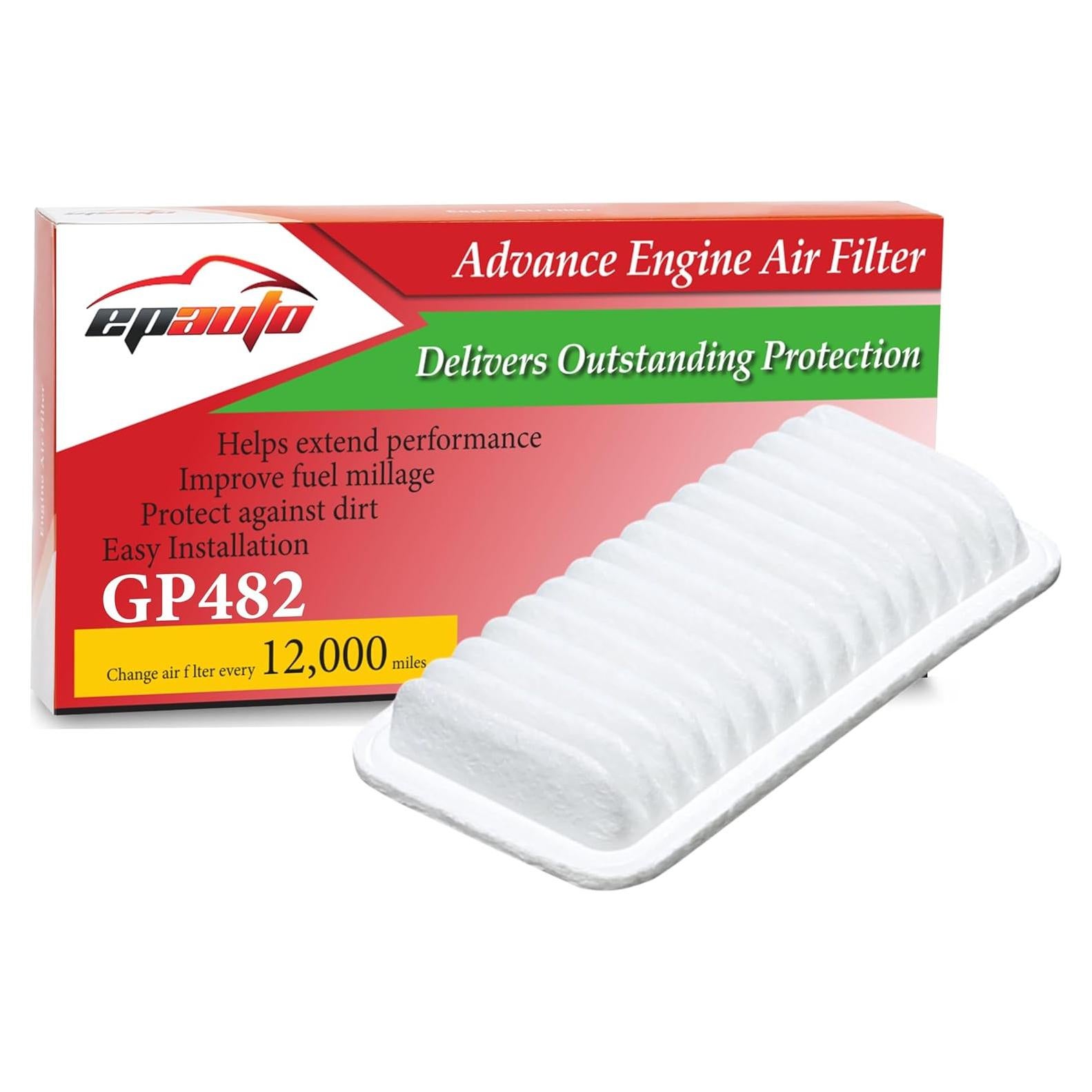 Filtro de Aire EPAuto GP482 para Toyota y Subaru 2003-2020