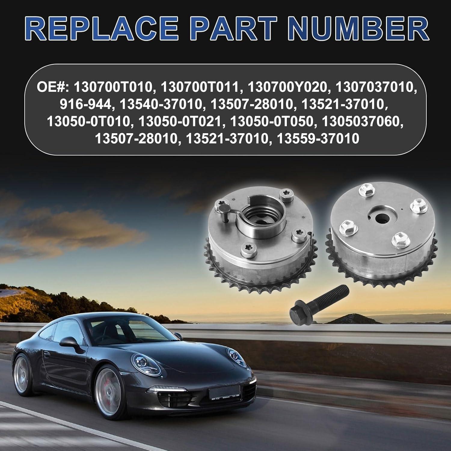 Engranaje de cadena de distribución VVT Toyota Corolla Prius 2Pcs