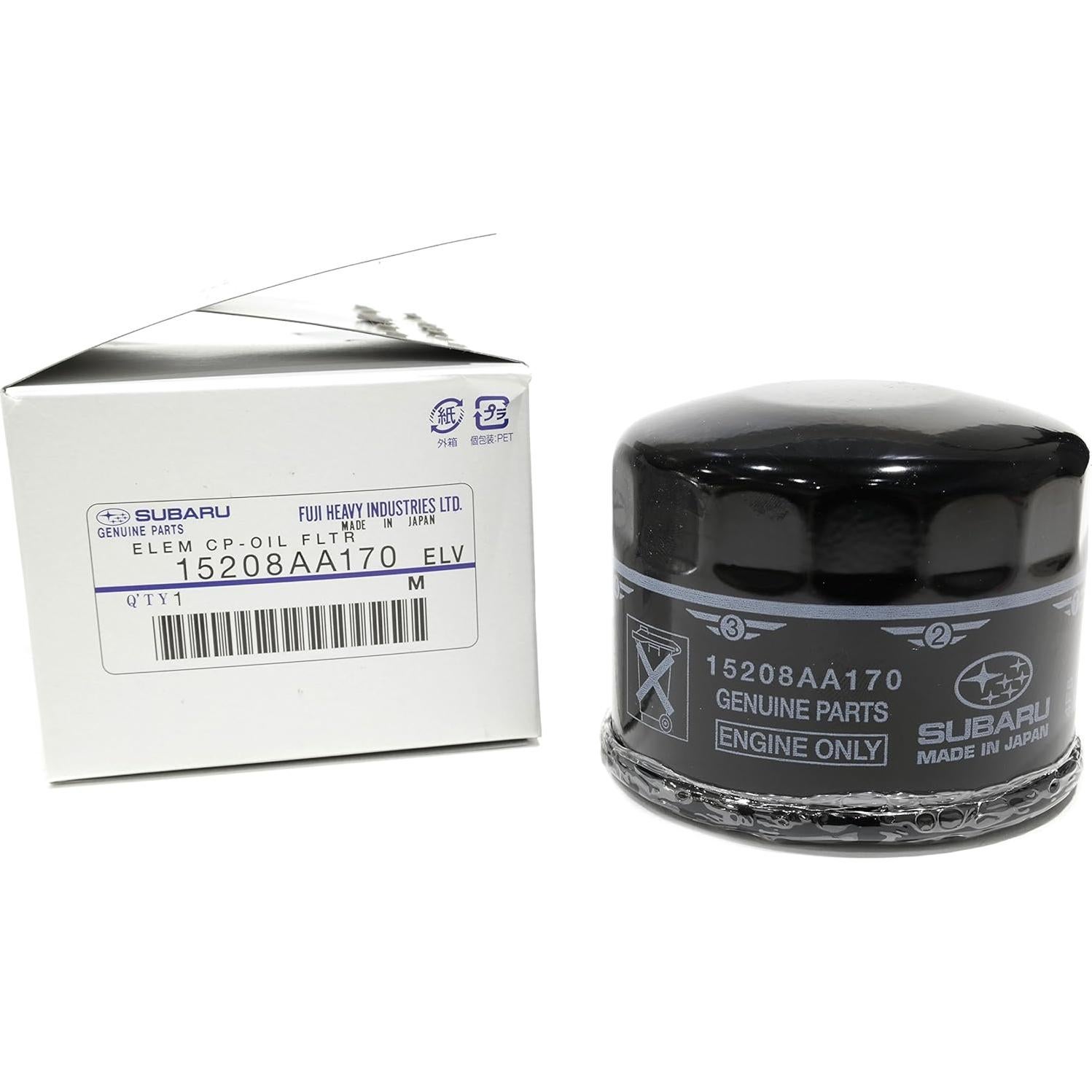 Filtro de Aceite Subaru OEM 15208AA170 para WRX BRZ 2015-2024