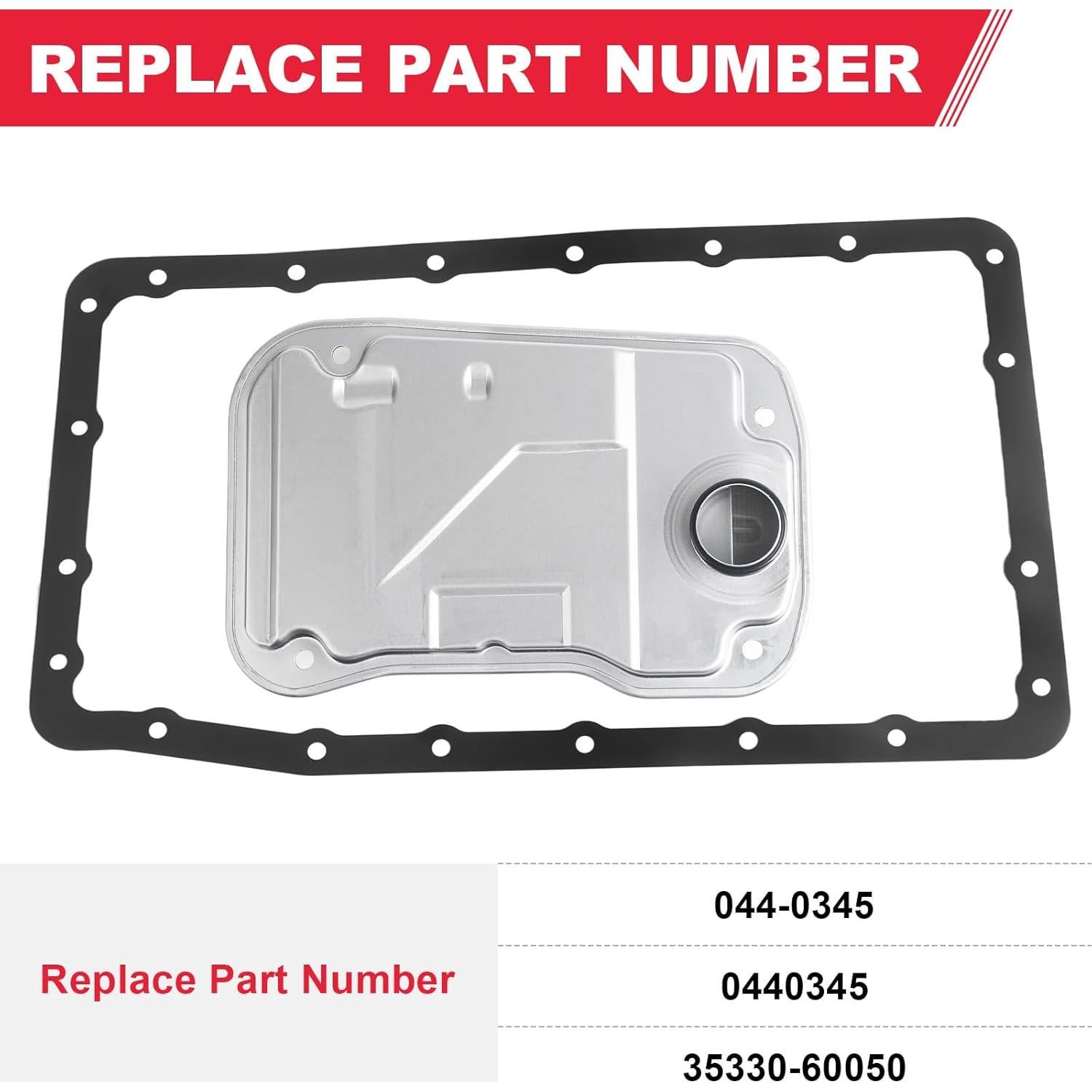 Filtro de Transmisión Automática Fitede 0440345 para Toyota/Lexus
