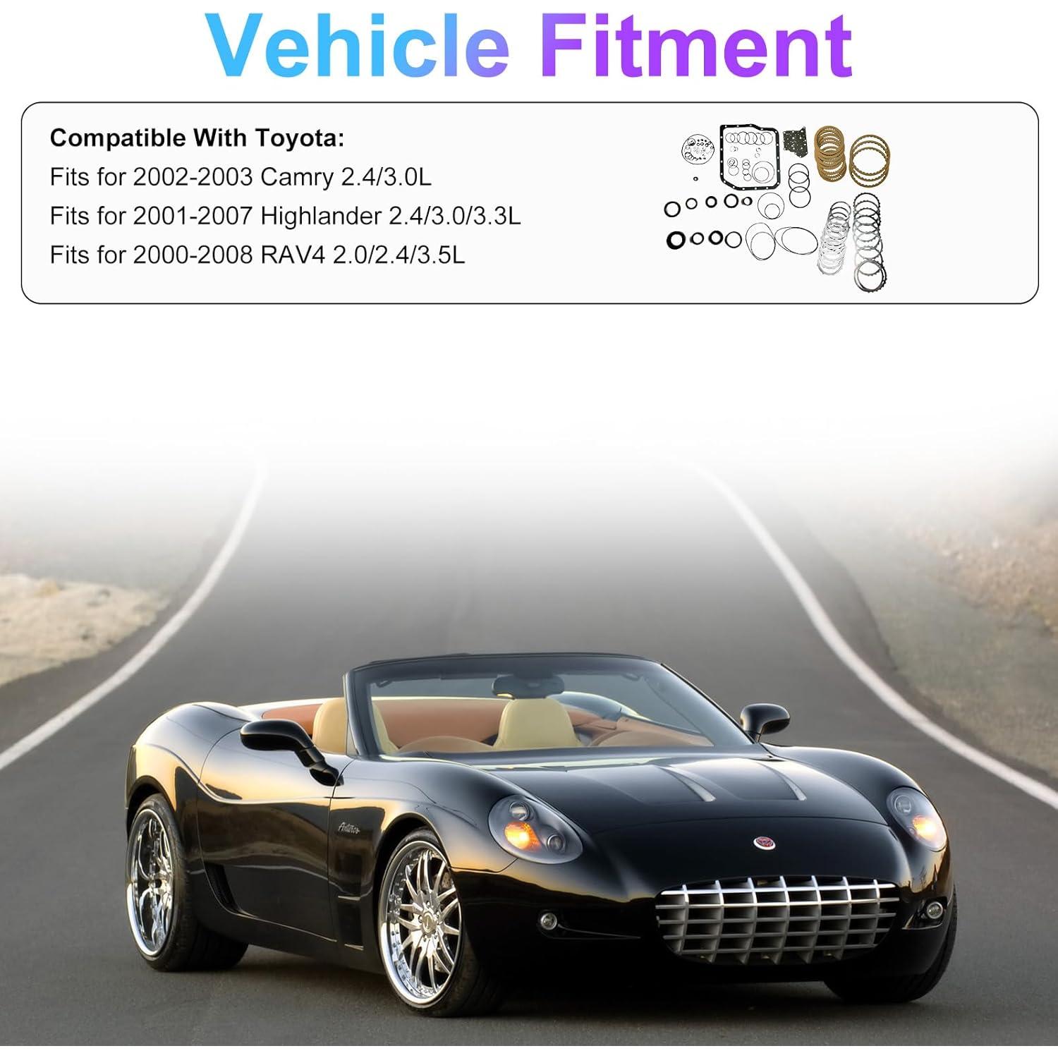 Kit de reconstrucción transmisión INGKAN U140E U140F para Toyota