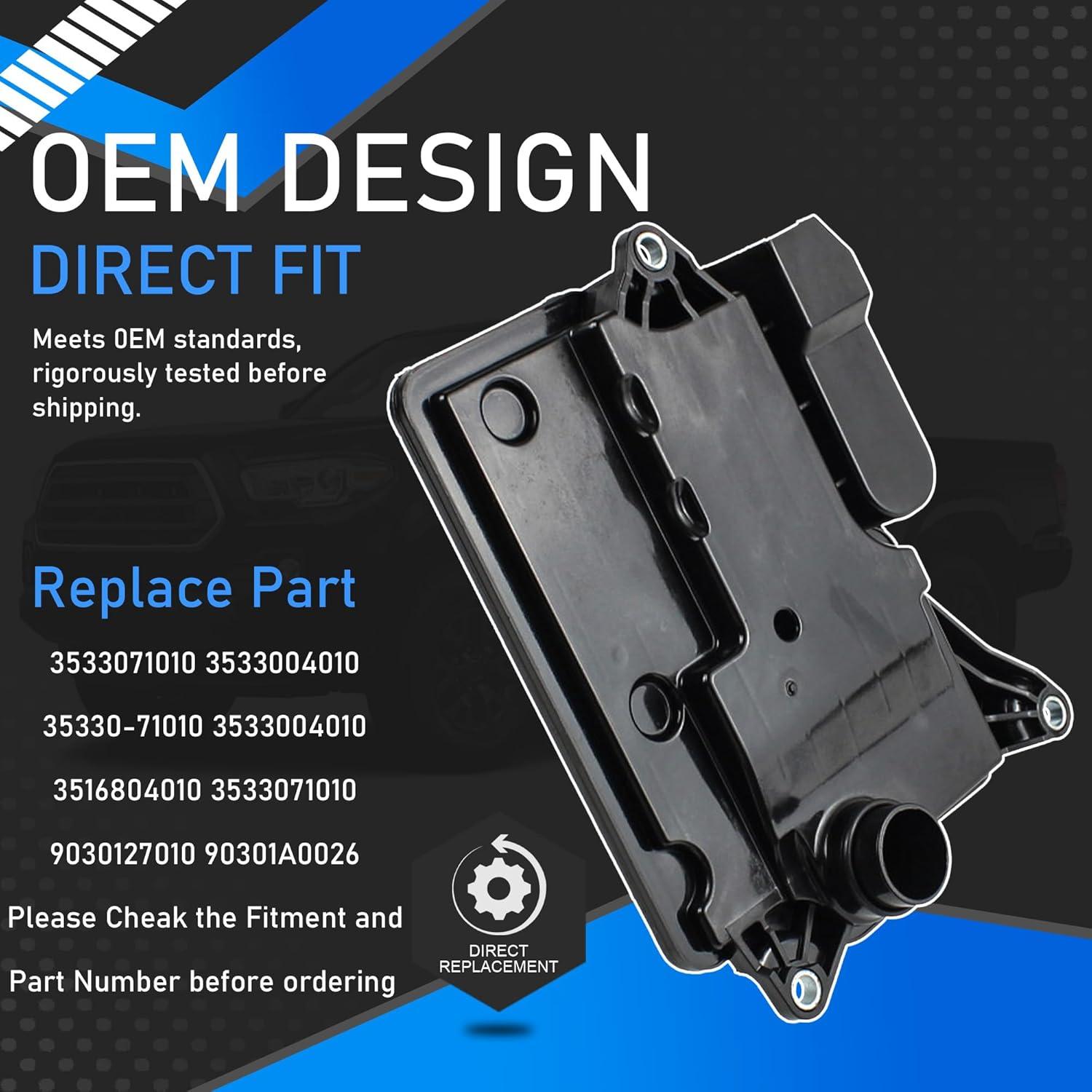 Kit Junta Aceite Filtro Transmisión Automática YzusGomumu Toyota Tacoma 2016-2021