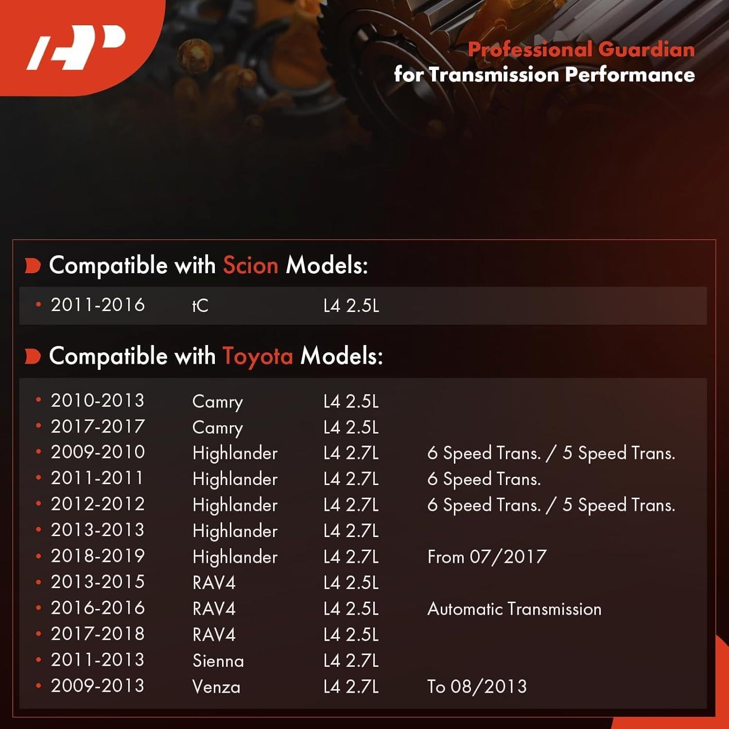 Filtro de aceite transmisión automática A-Premium para Toyota