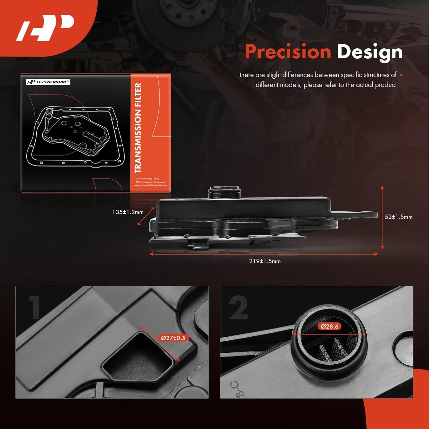 Filtro de aceite transmisión automática A-Premium para Toyota